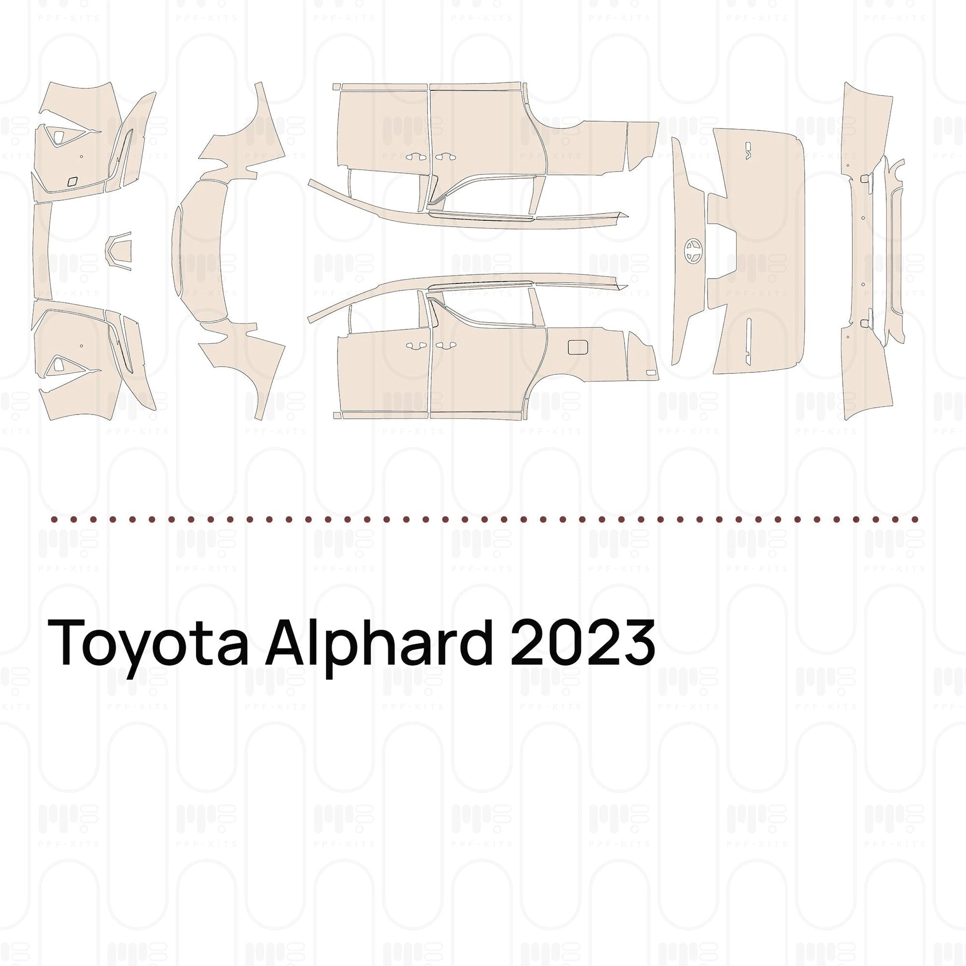 Pre-CutPPFToyotaAlphard2023