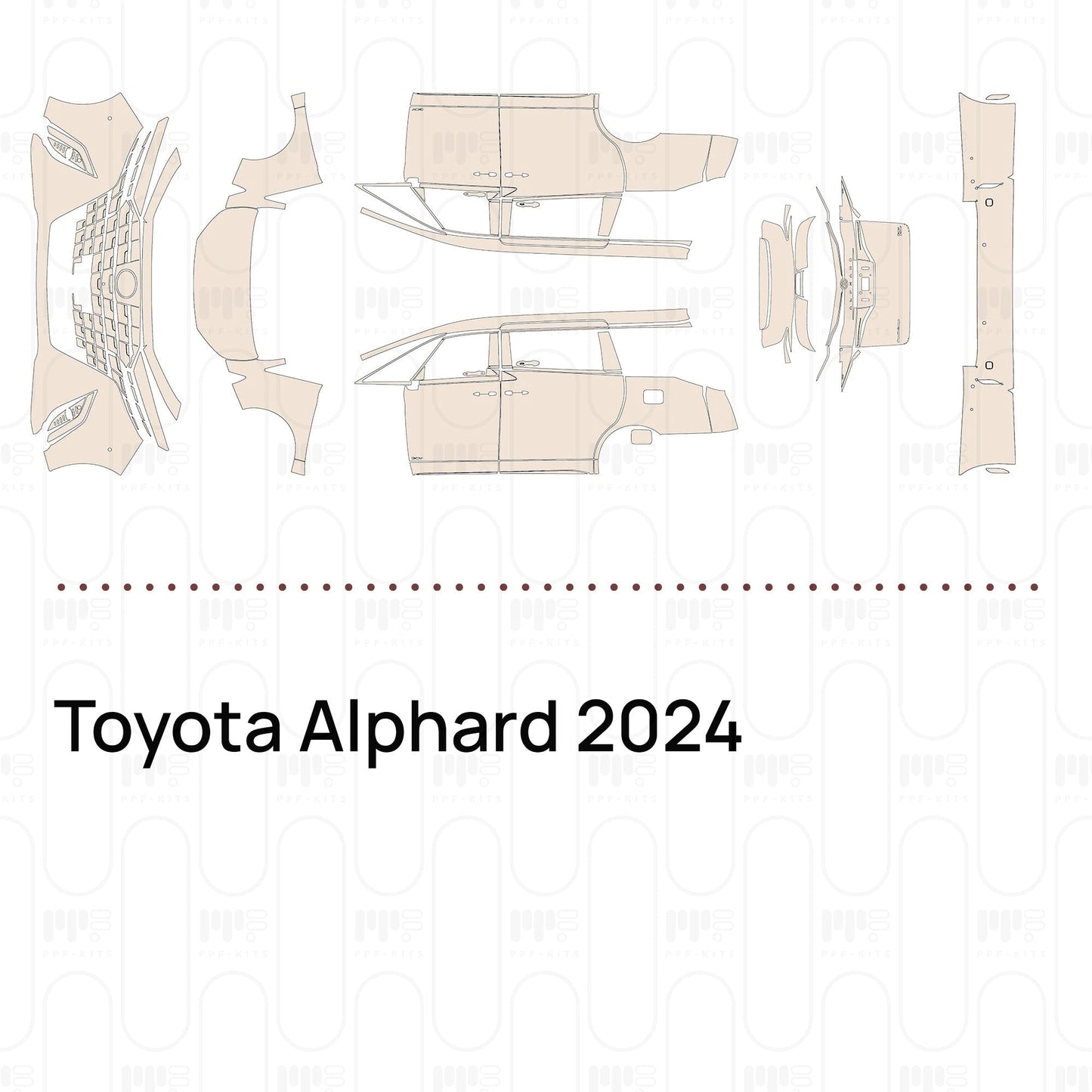 Pre-CutPPFToyotaAlphard2024