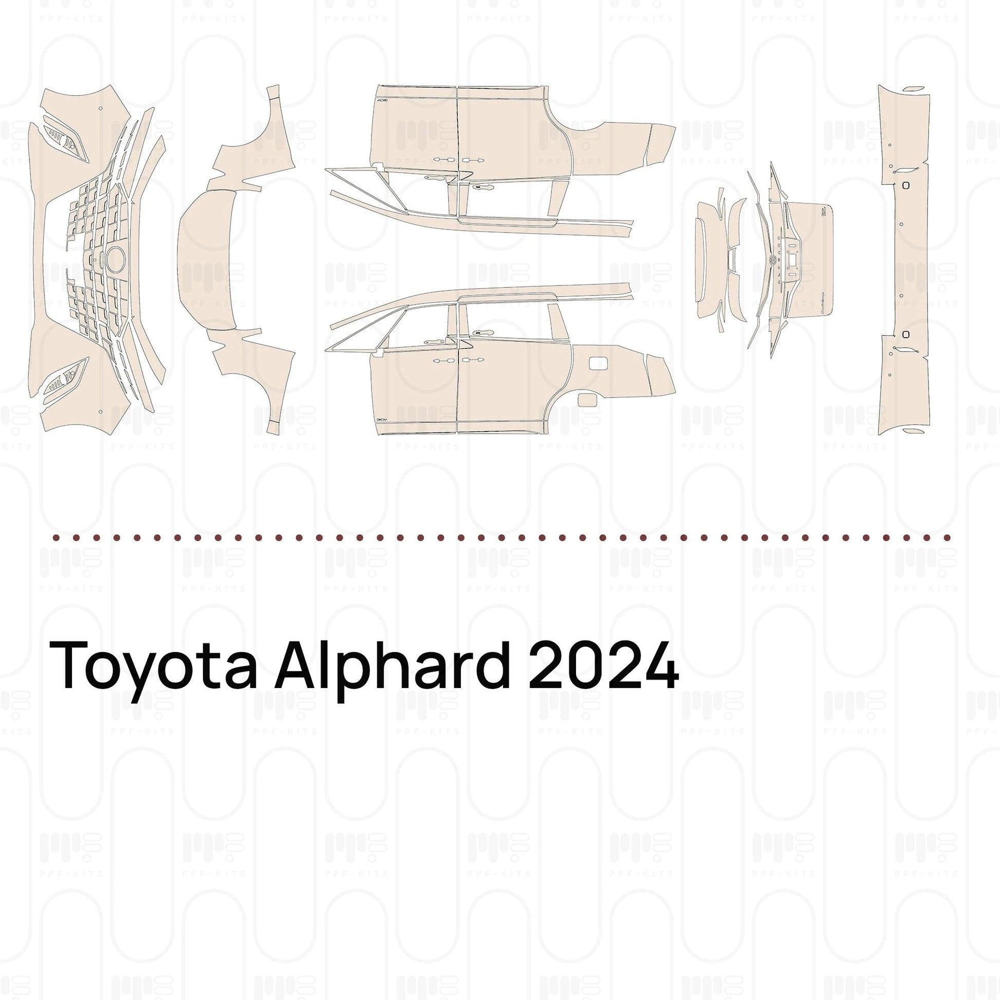 Pre-CutPPFToyotaAlphard2024