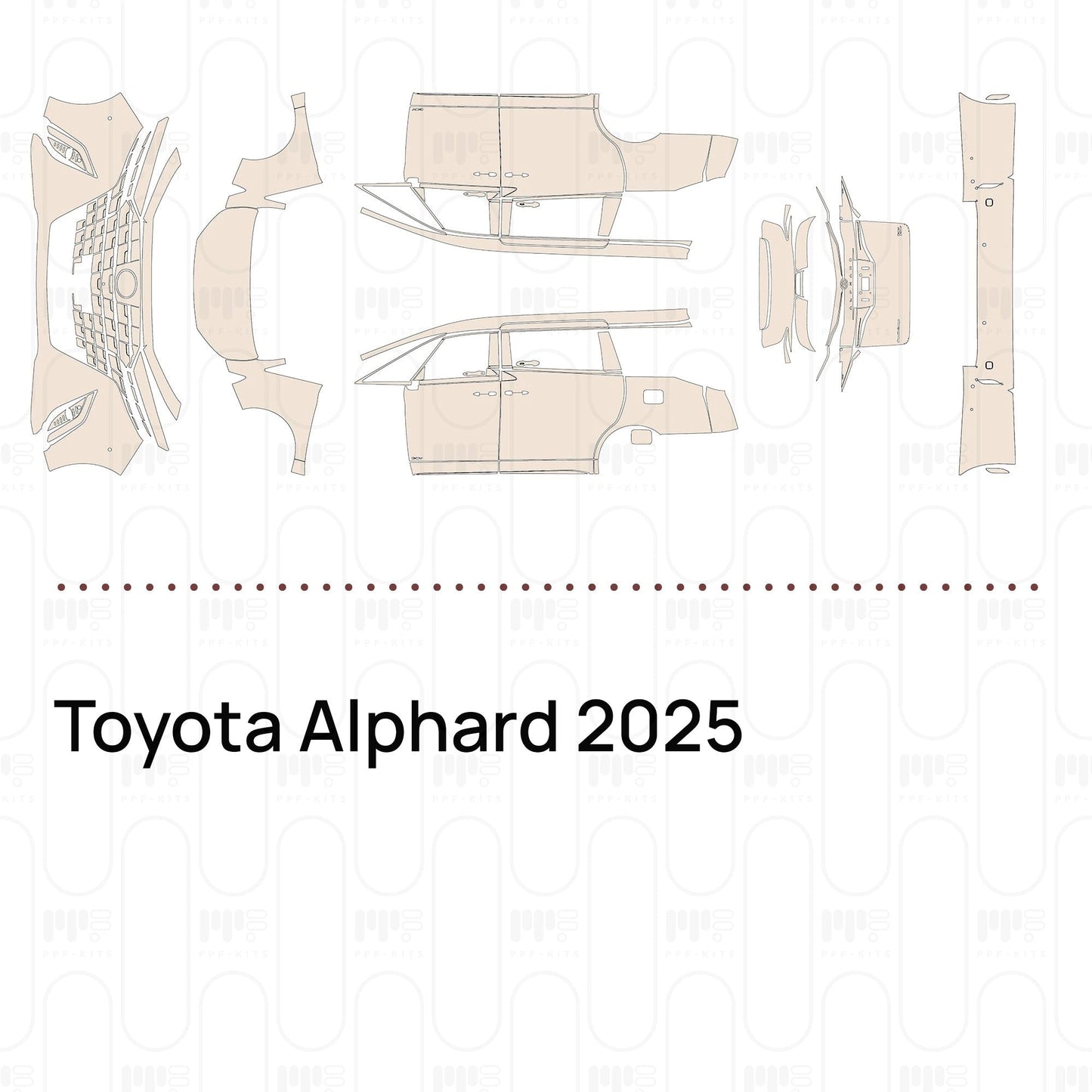 Pre-CutPPFToyotaAlphard2025