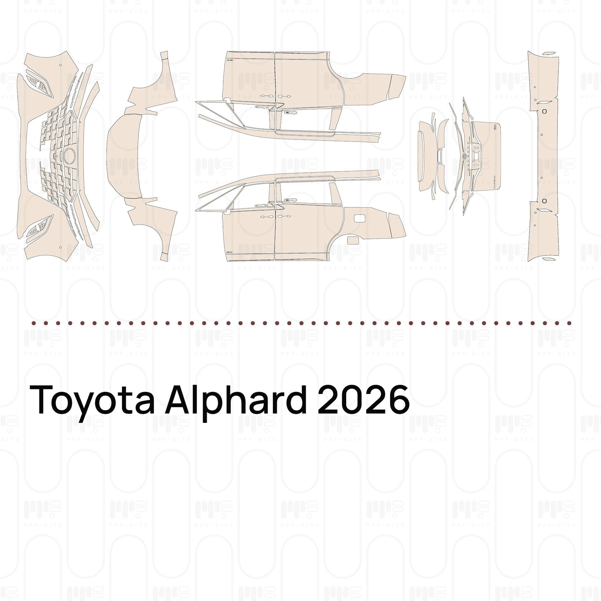 Pre-CutPPFToyotaAlphard2026