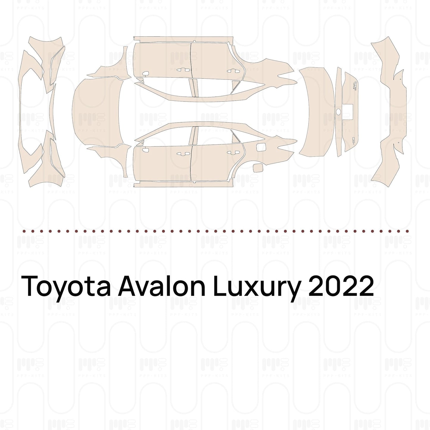 Pre-CutPPFToyotaAvalonLuxury2022