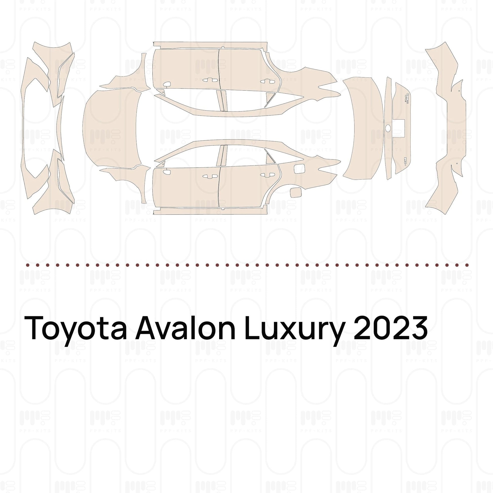 Pre-CutPPFToyotaAvalonLuxury2023