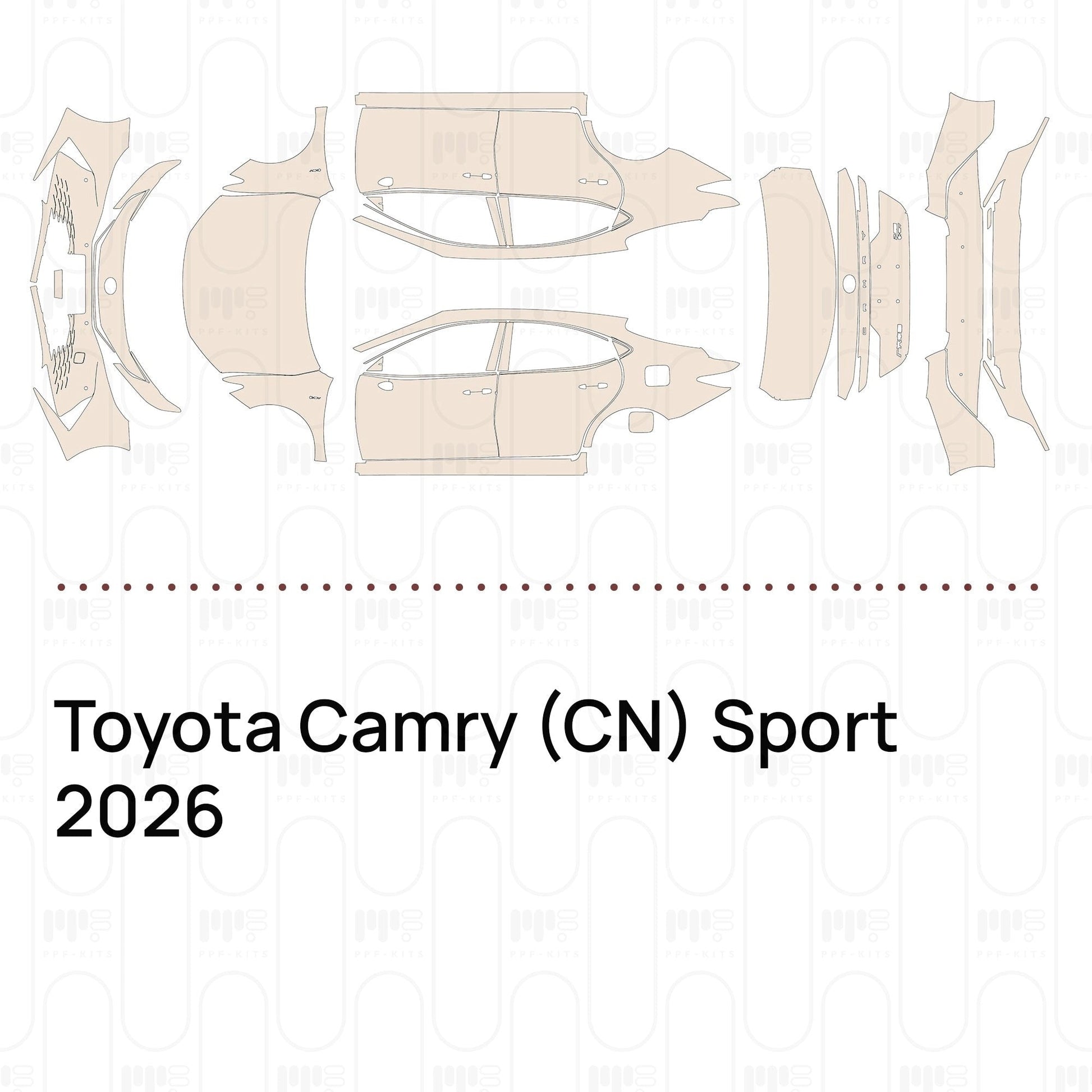 Pre-CutPPFToyotaCamry(CN)Sport2026