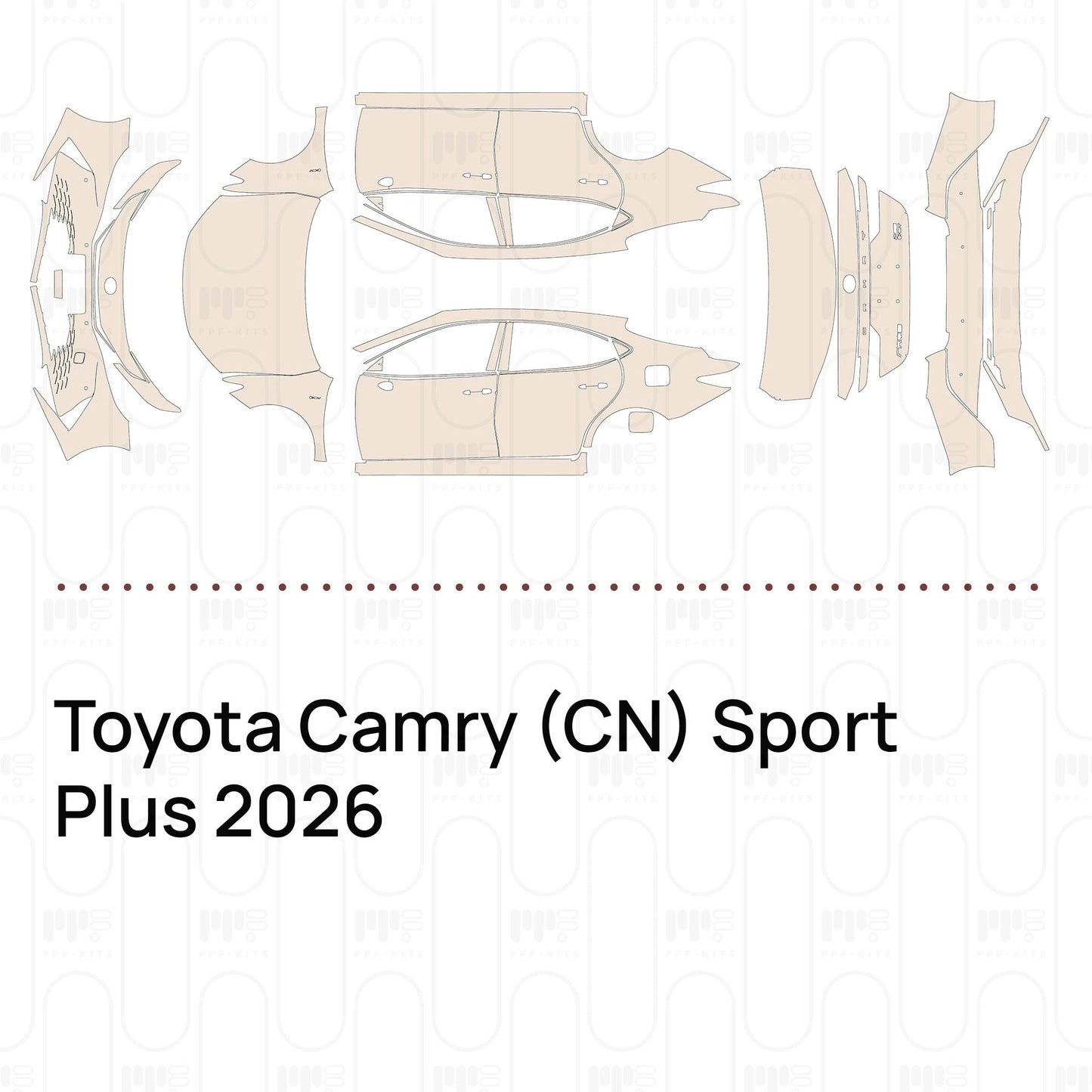 Pre-CutPPFToyotaCamry(CN)SportPlus2026