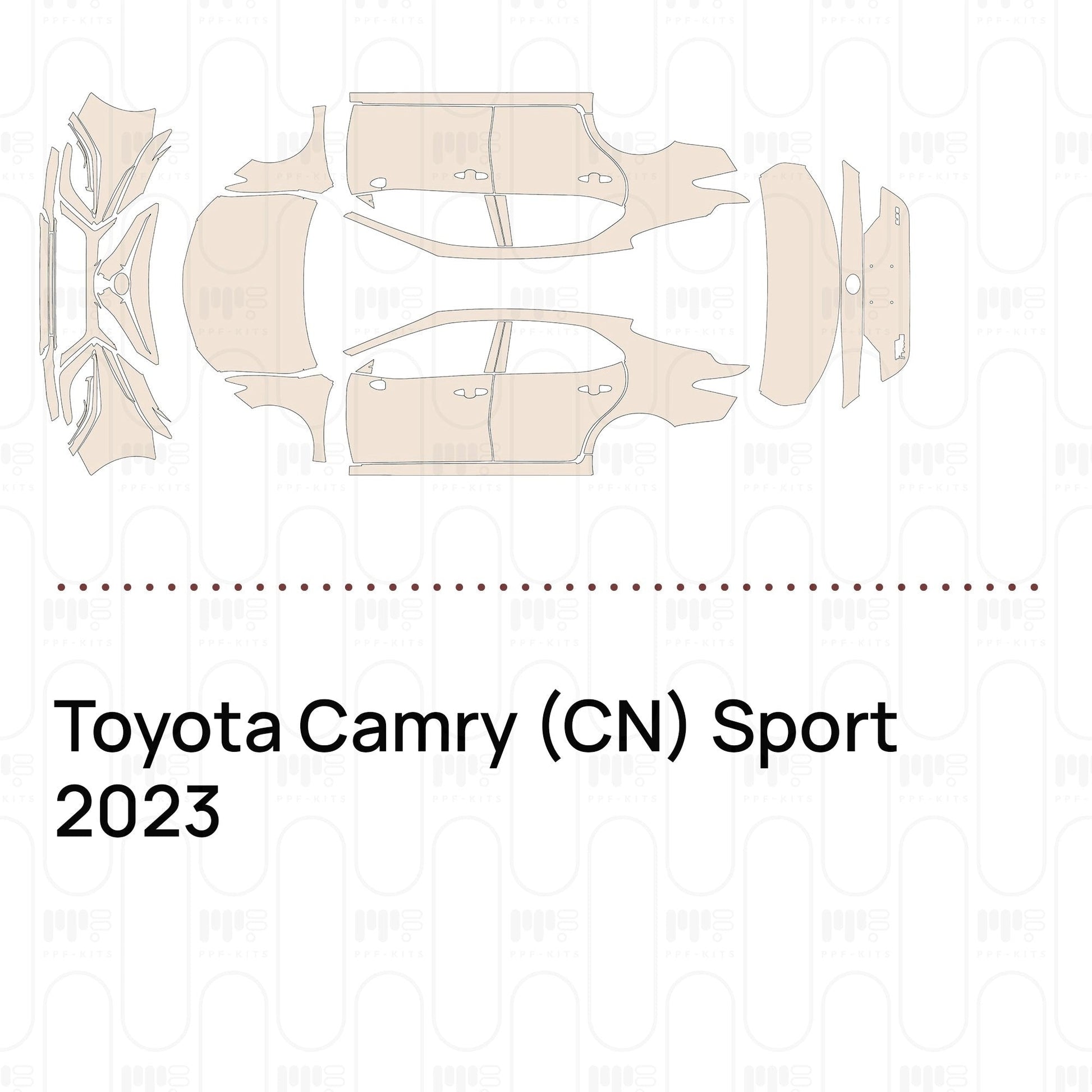 Pre-CutPPFToyotaCamry(CN)Sport2023