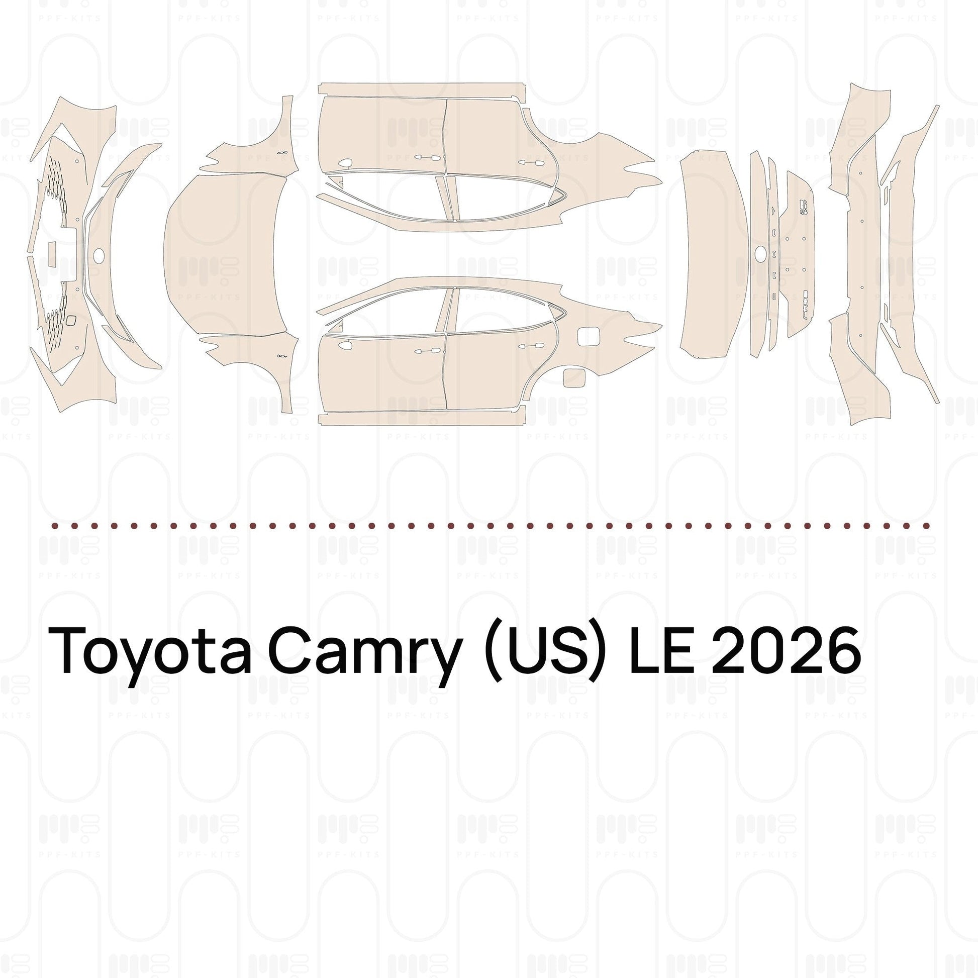 Pre-CutPPFToyotaCamry(US)LE2026