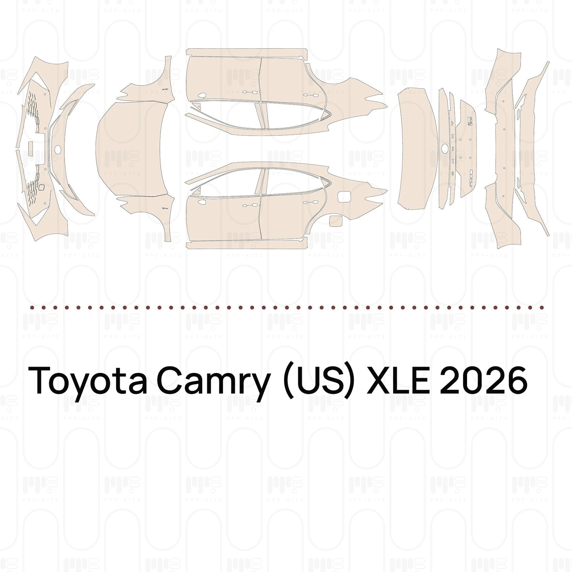 Pre-CutPPFToyotaCamry(US)XLE2026