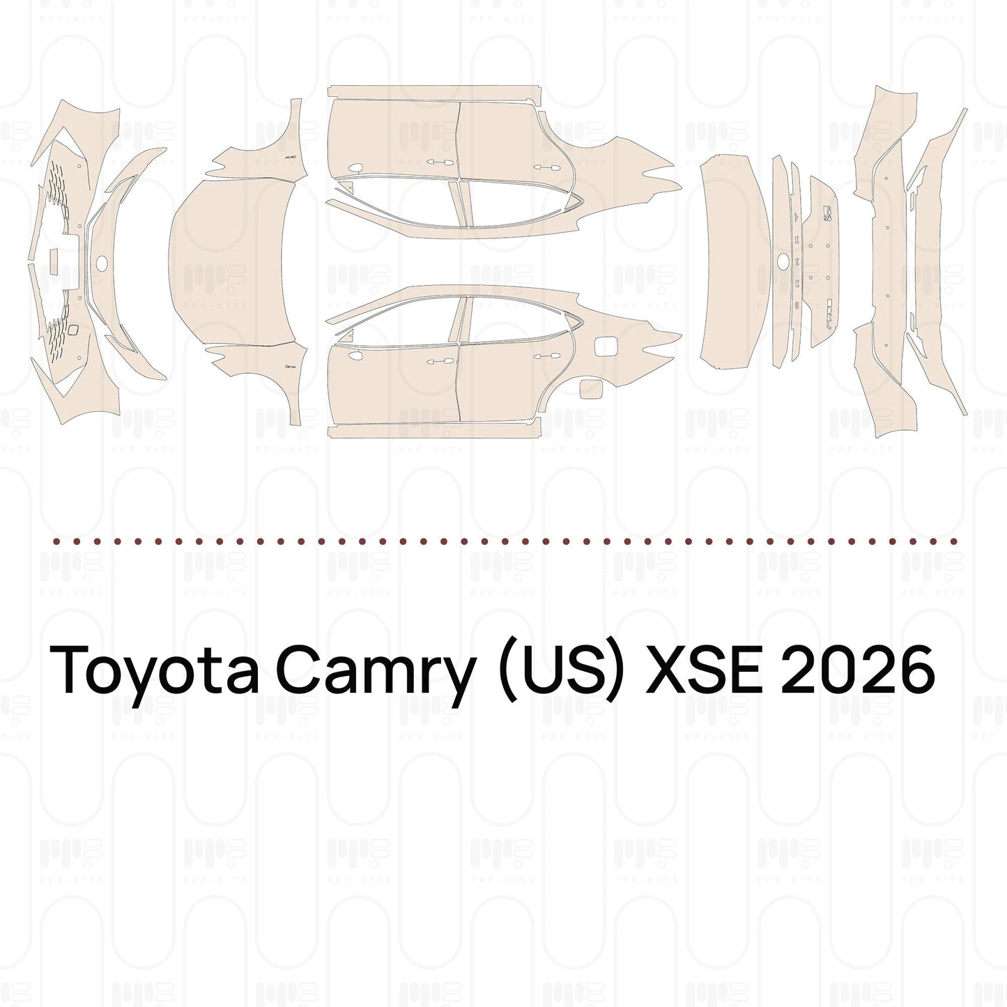 Pre-CutPPFToyotaCamry(US)XSE2026