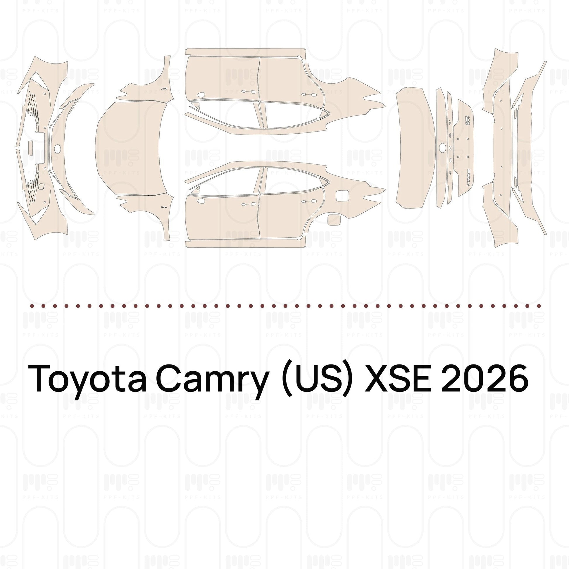 Pre-CutPPFToyotaCamry(US)XSE2026
