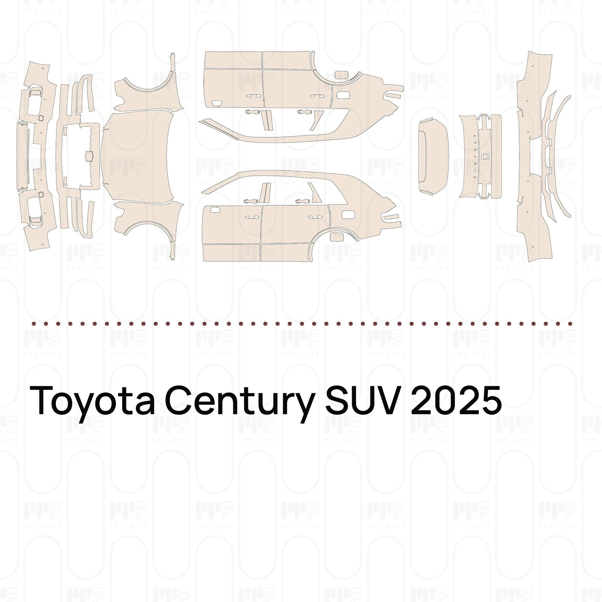 Pre-CutPPFToyotaCenturySUV2025