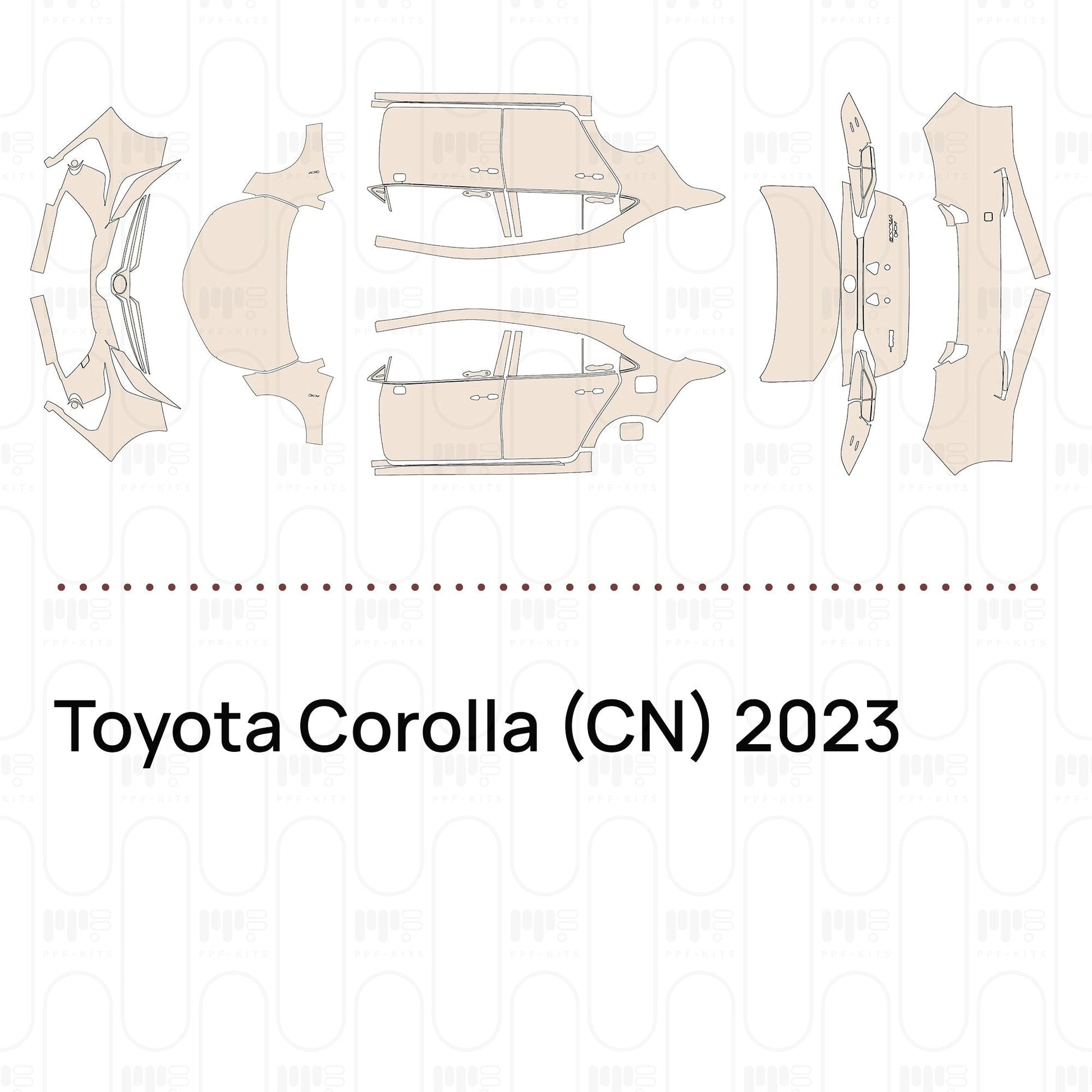 Pre-CutPPFToyotaCorolla(CN)2023