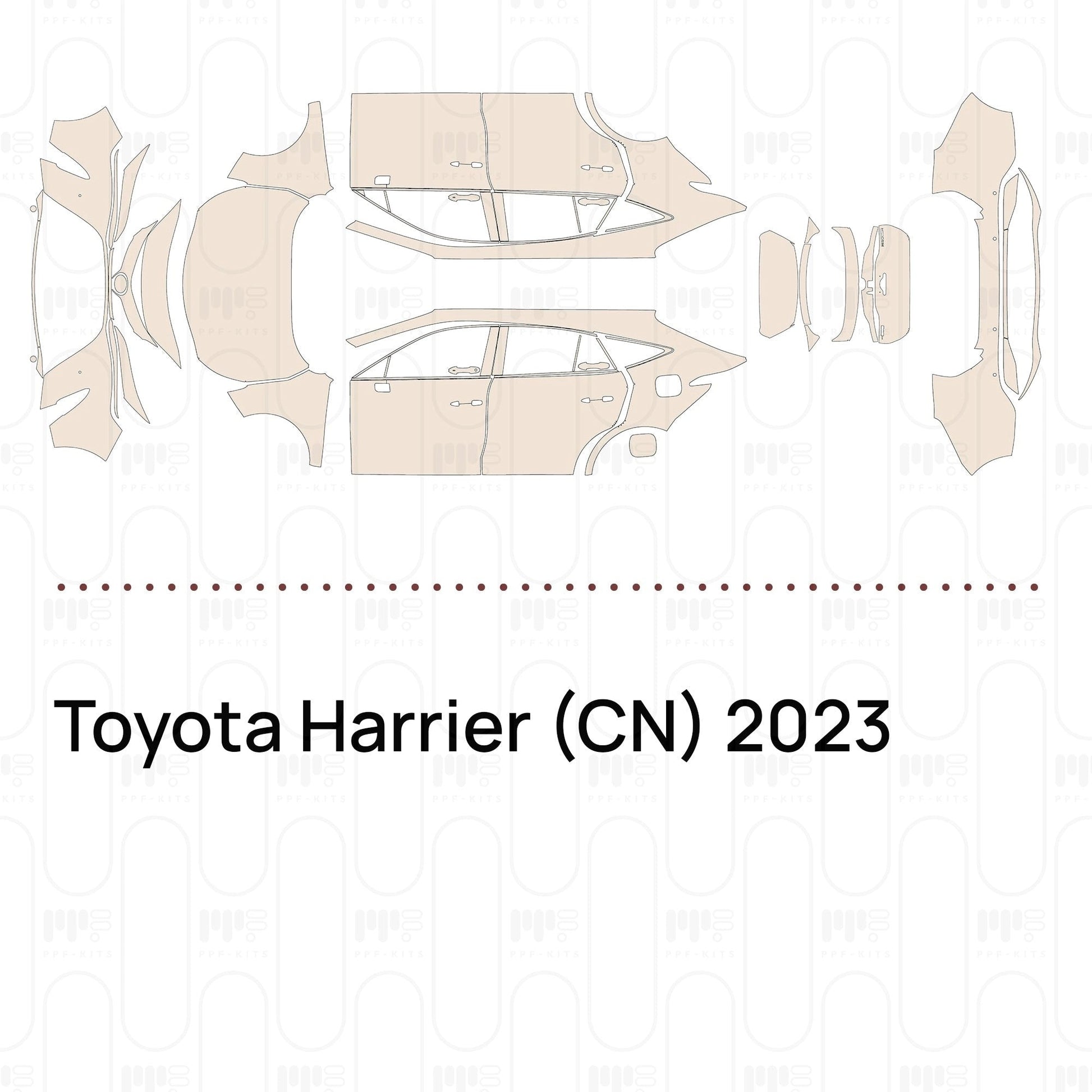 Pre-CutPPFToyotaHarrier(CN)2023