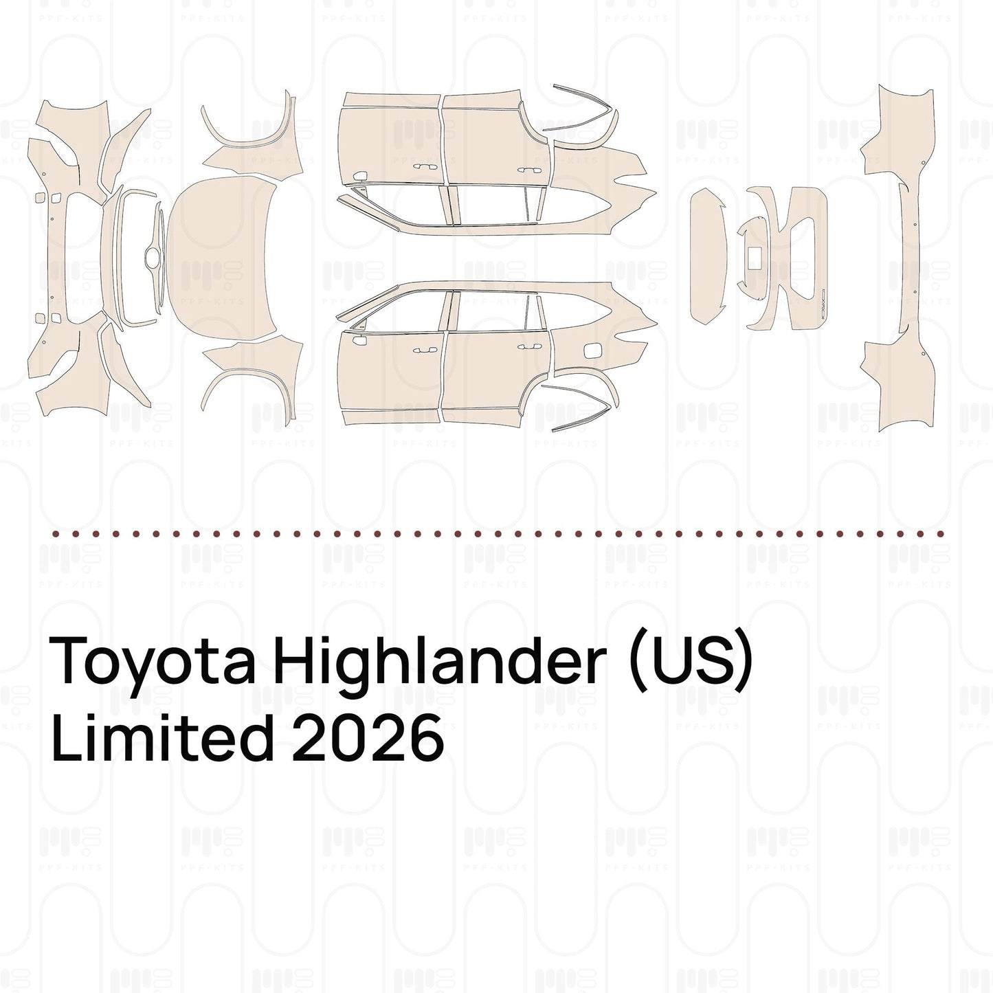 Pre-CutPPFToyotaHighlander(US)Limited2026
