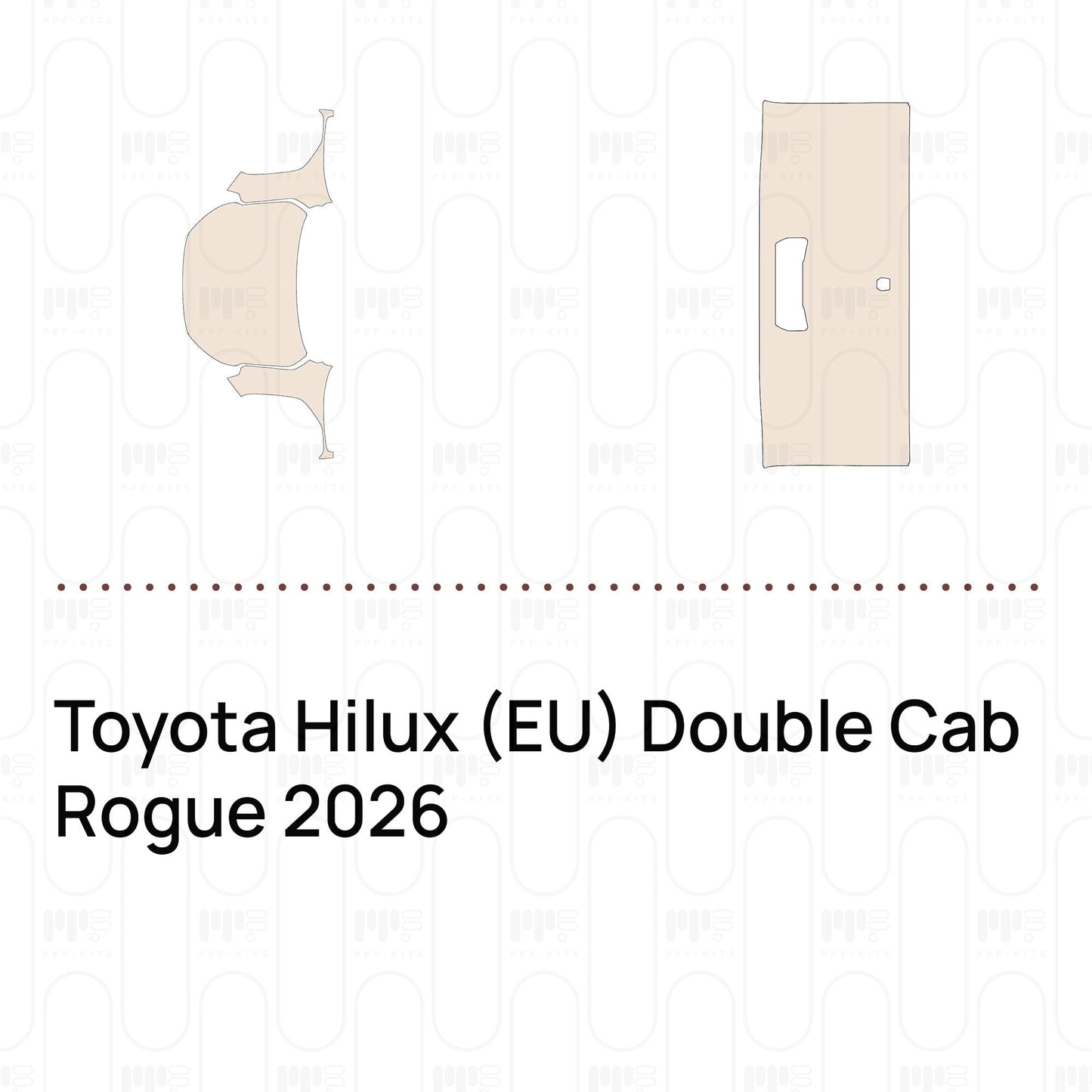 Pre-CutPPFToyotaHilux(EU)DoubleCabRogue2026