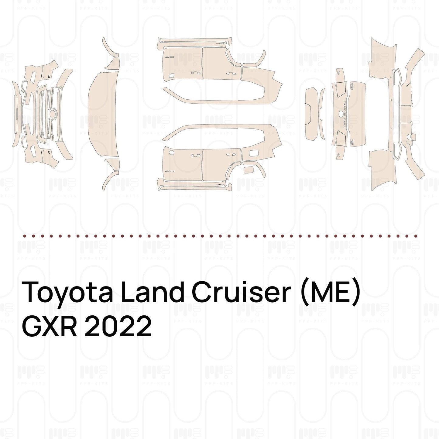 Pre-CutPPFToyotaLandCruiser(ME)GXR2022