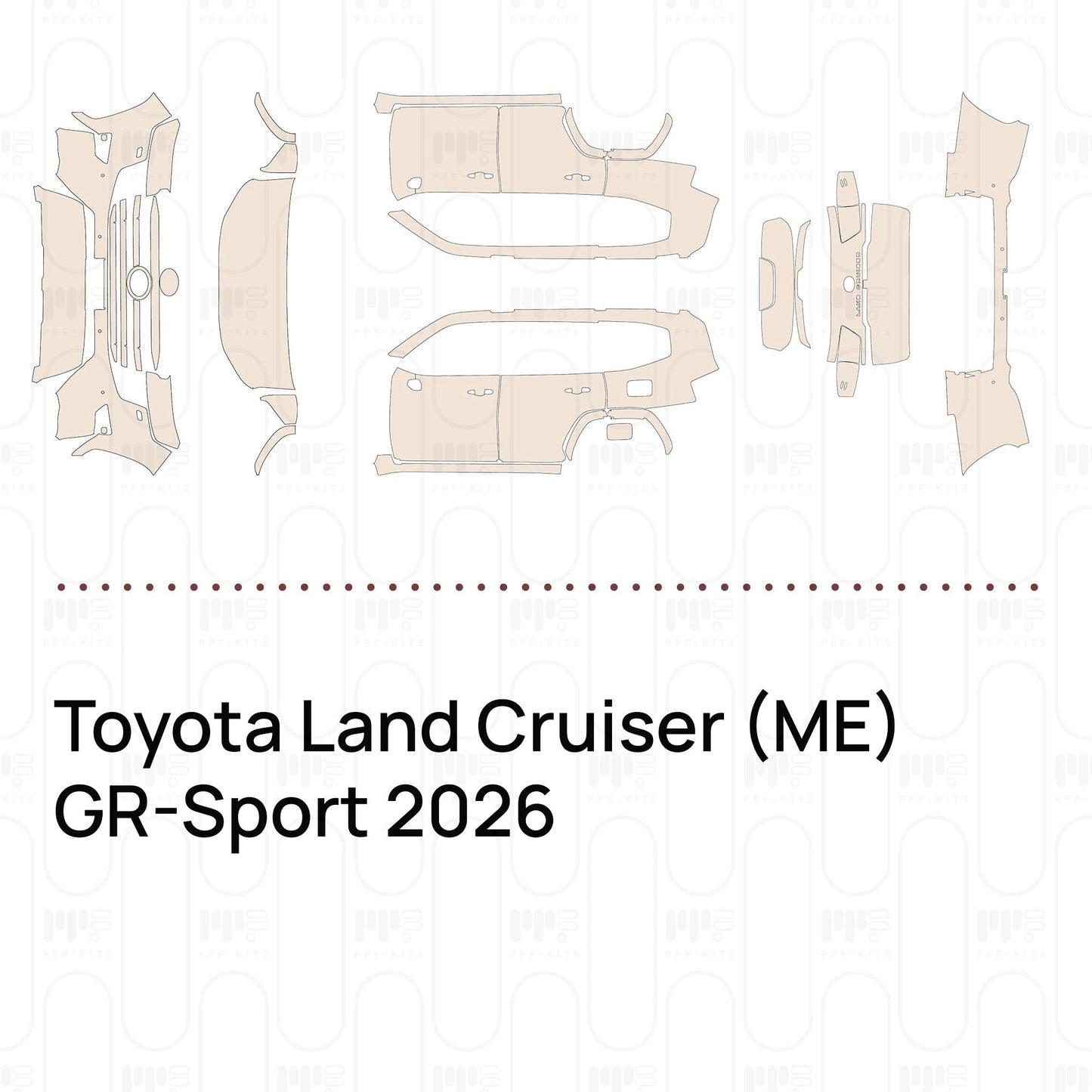 Pre-CutPPFToyotaLandCruiser(ME)GR-Sport2026