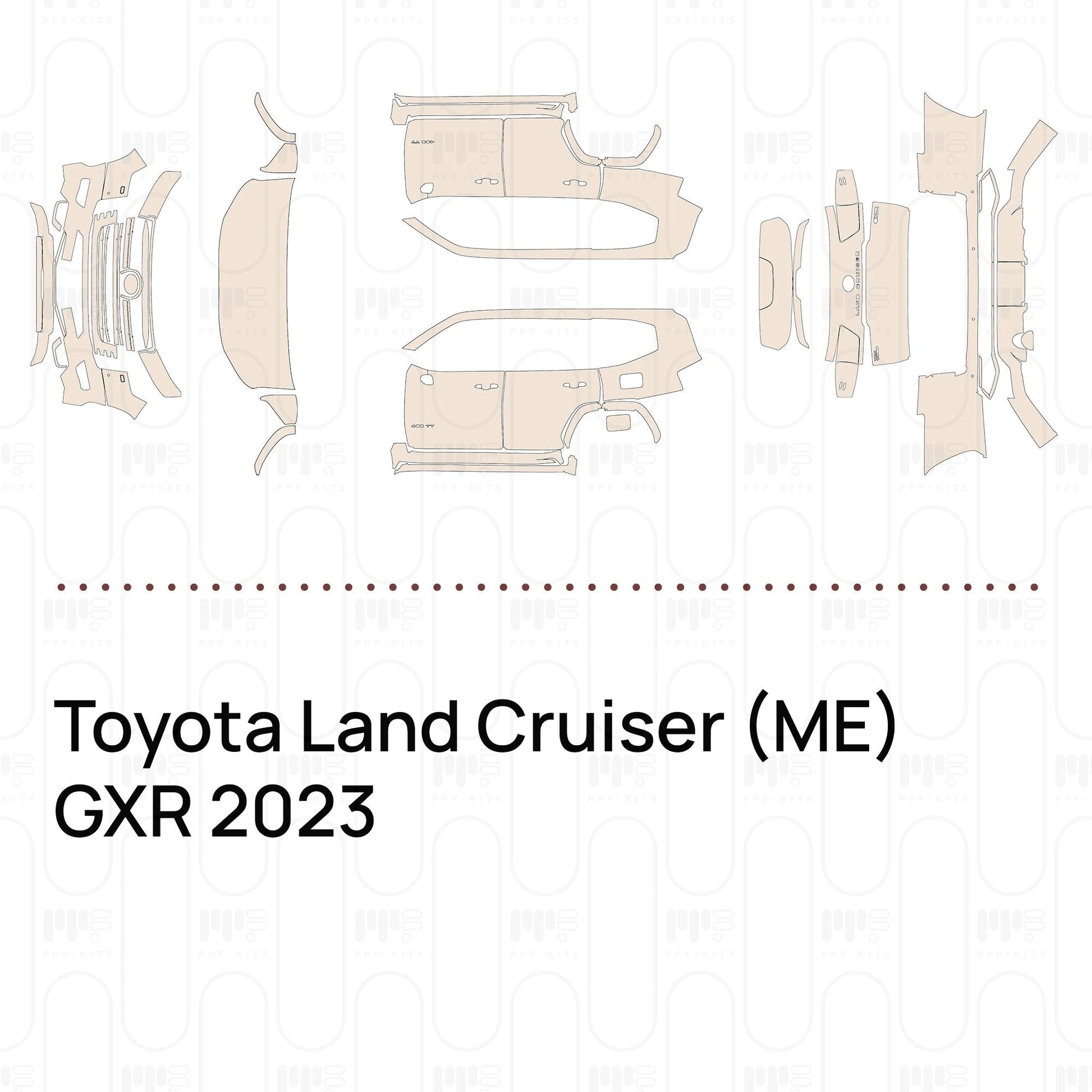 Pre-CutPPFToyotaLandCruiser(ME)GXR2023