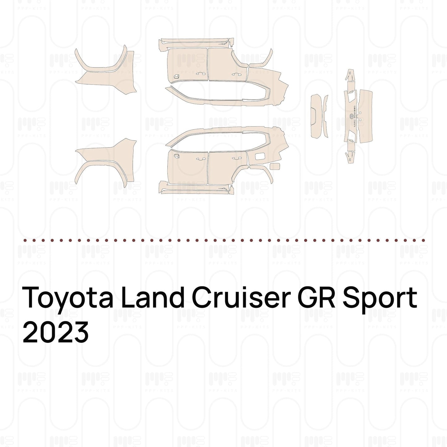 Pre-CutPPFToyotaLandCruiserGRSport2023