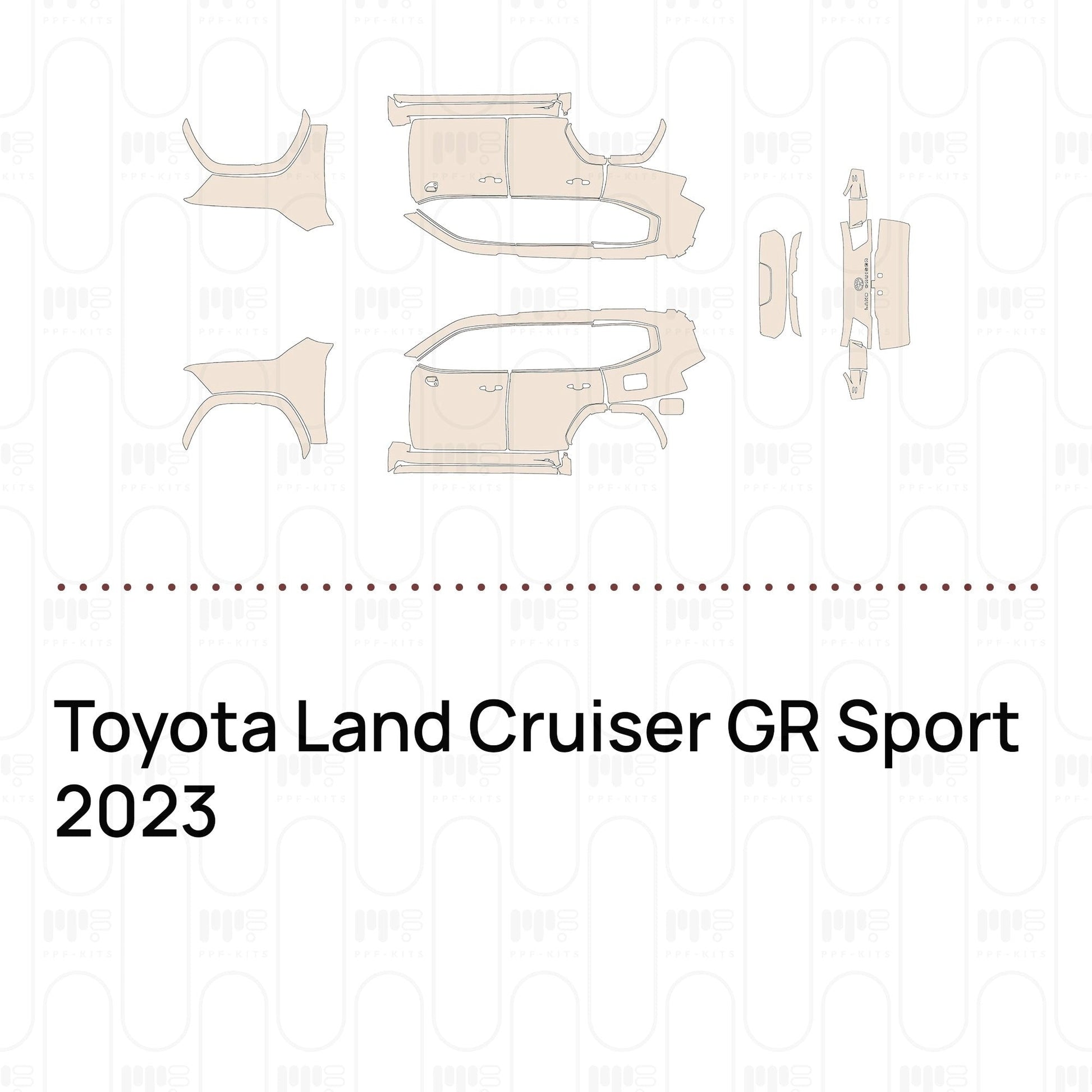 Pre-CutPPFToyotaLandCruiserGRSport2023
