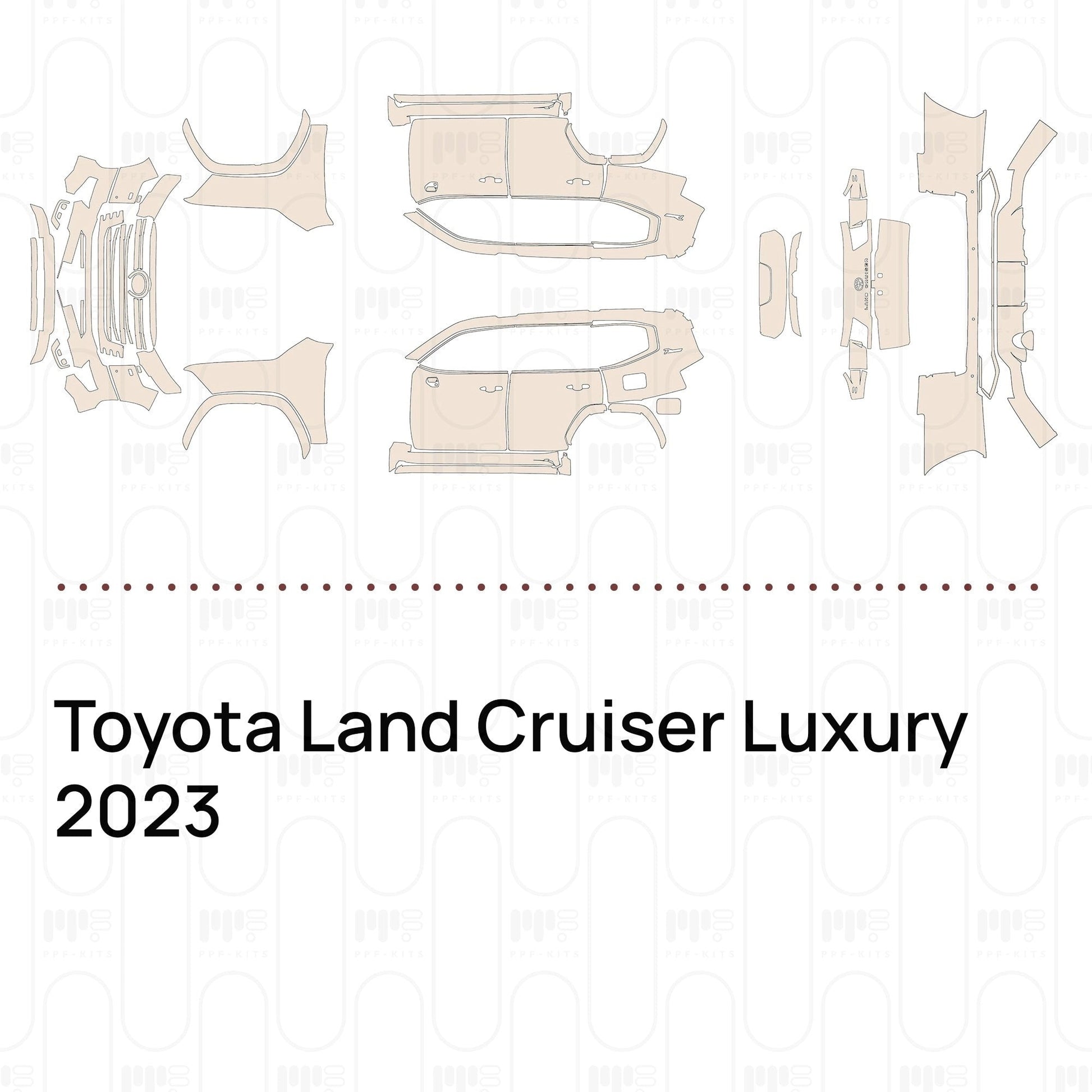 Pre-CutPPFToyotaLandCruiserLuxury2023