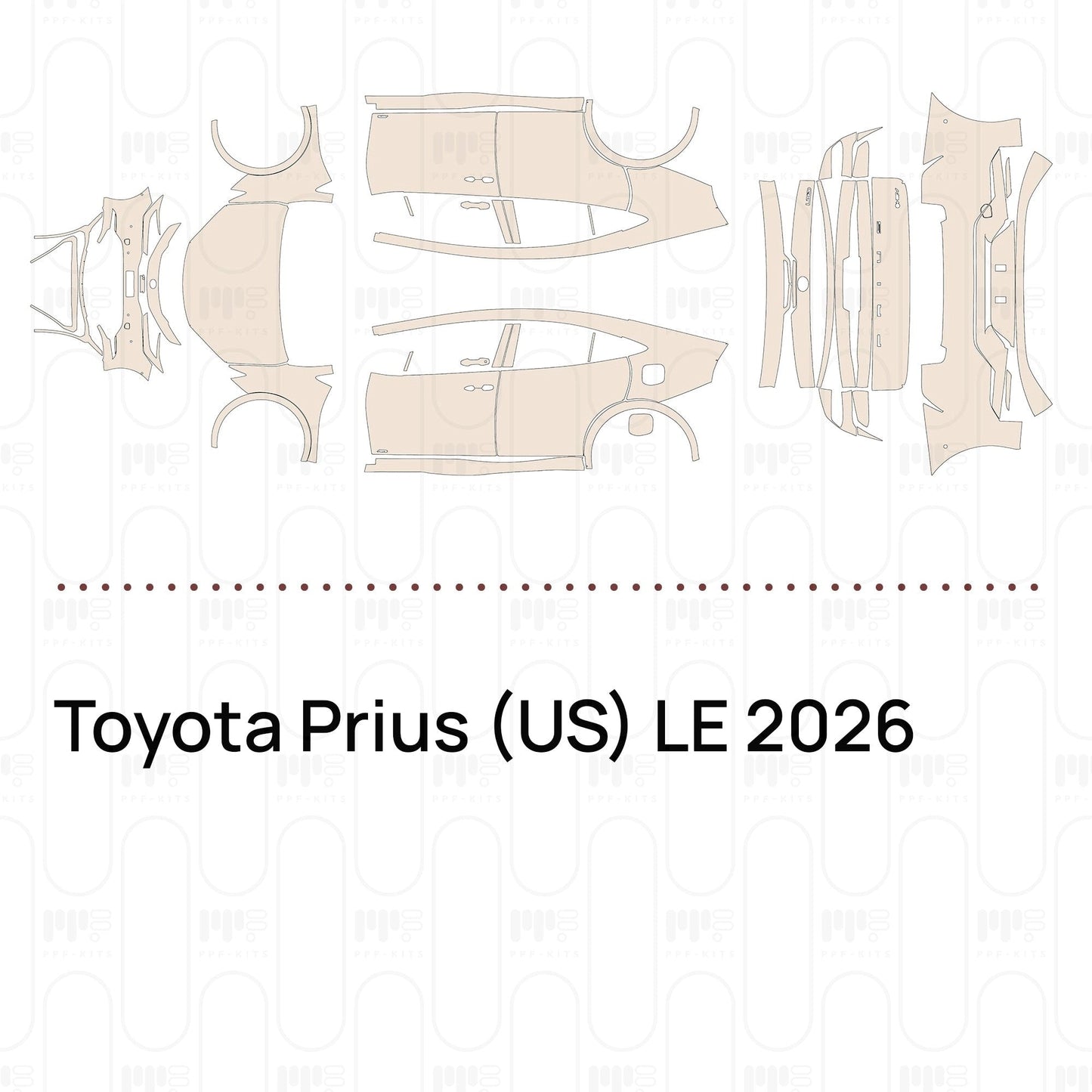 Pre-CutPPFToyotaPrius(US)LE2026