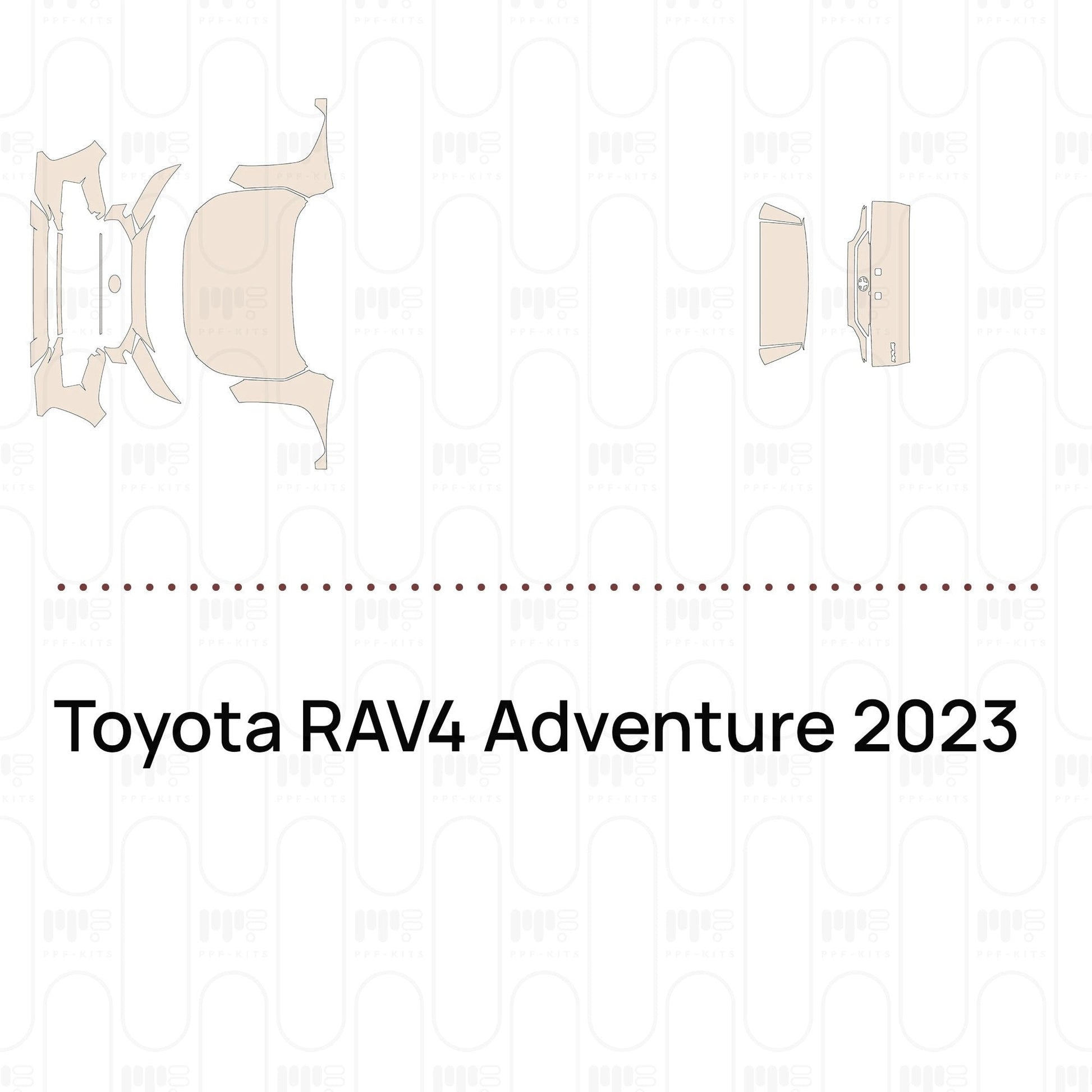 Pre-CutPPFToyotaRAV4Adventure2023