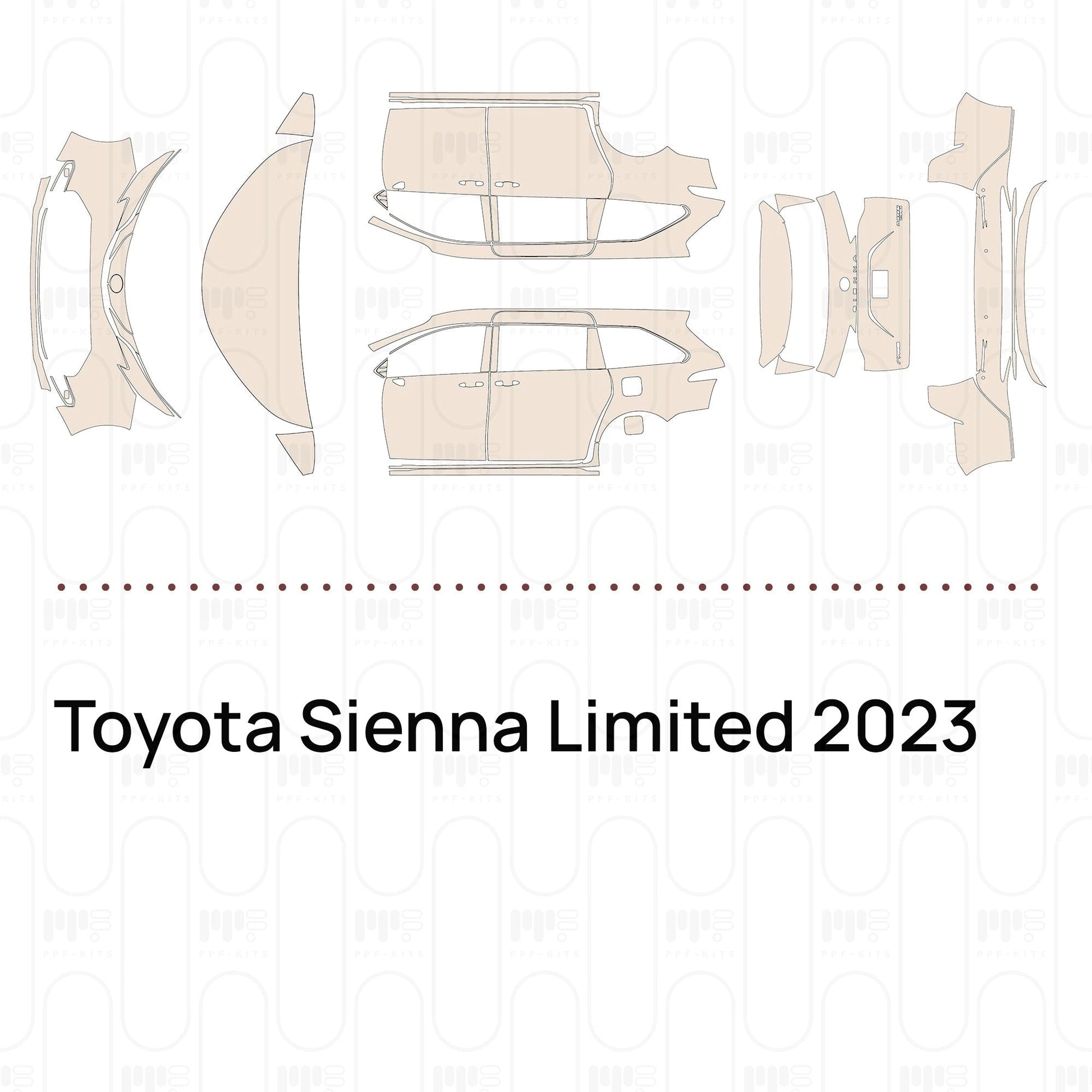 Pre-CutPPFToyotaSiennaLimited2023