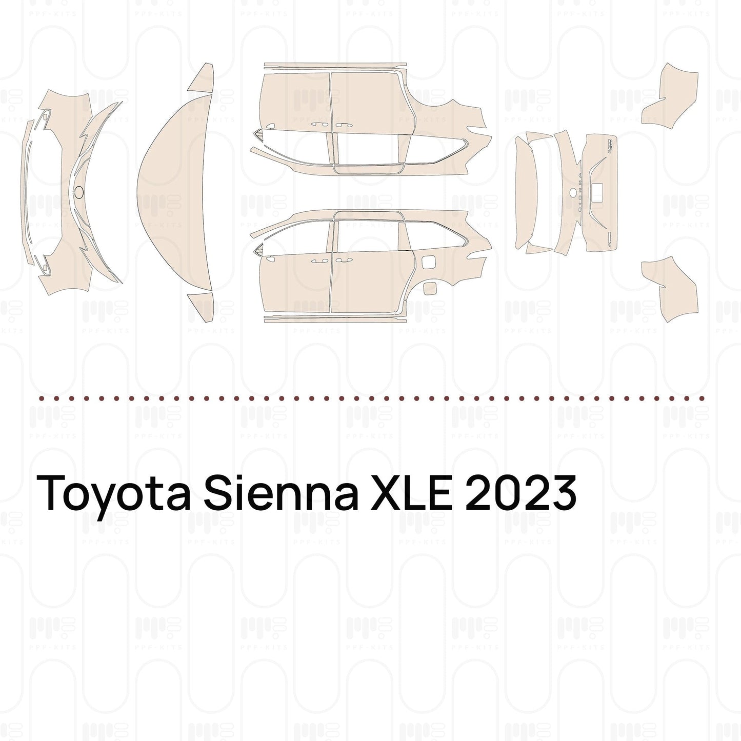 Pre-CutPPFToyotaSiennaXLE2023