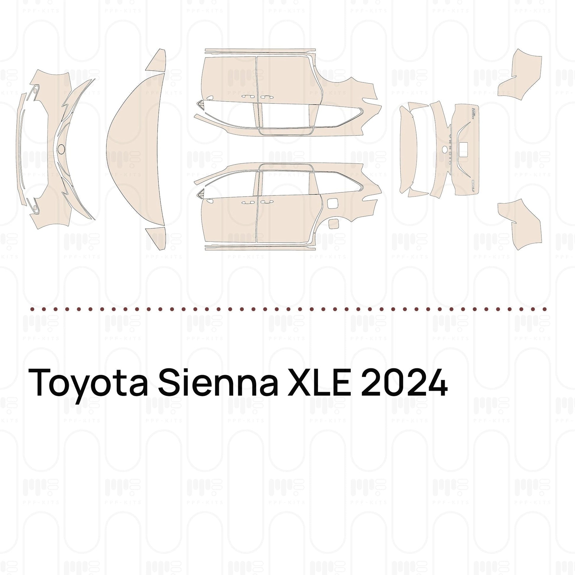 Pre-CutPPFToyotaSiennaXLE2024
