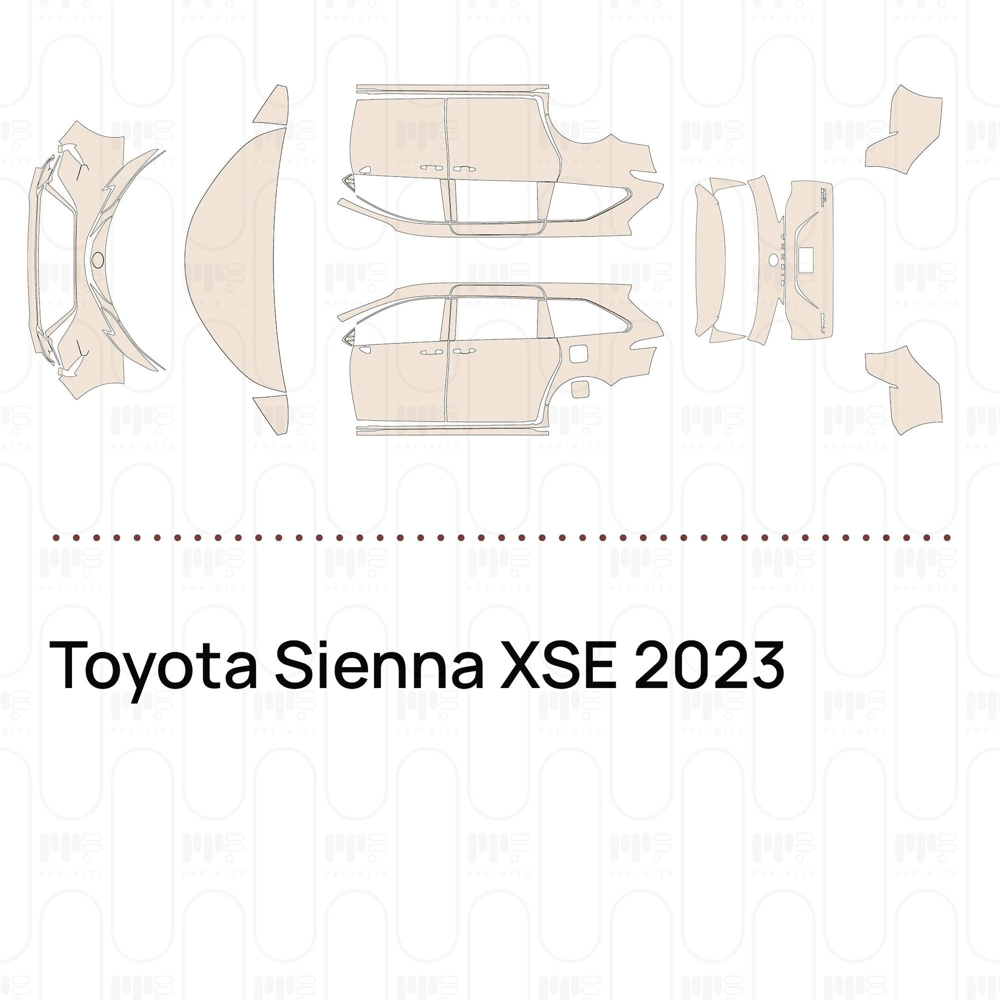 Pre-CutPPFToyotaSiennaXSE2023