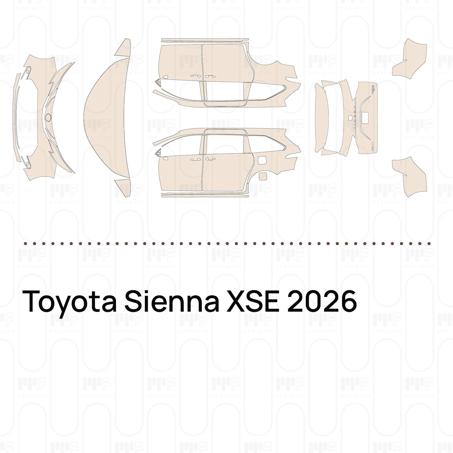 Pre-CutPPFToyotaSiennaXSE2026
