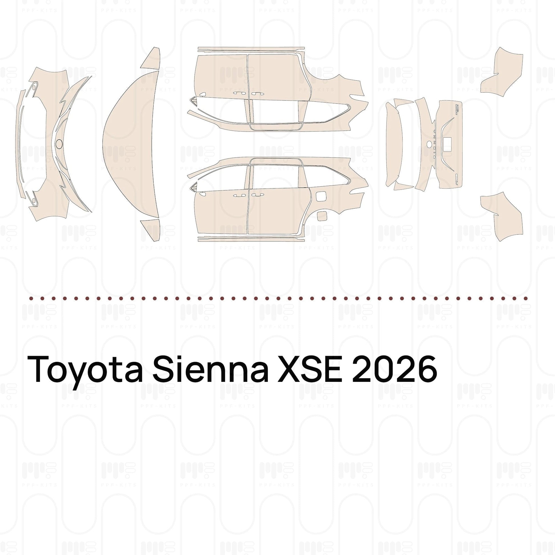 Pre-CutPPFToyotaSiennaXSE2026
