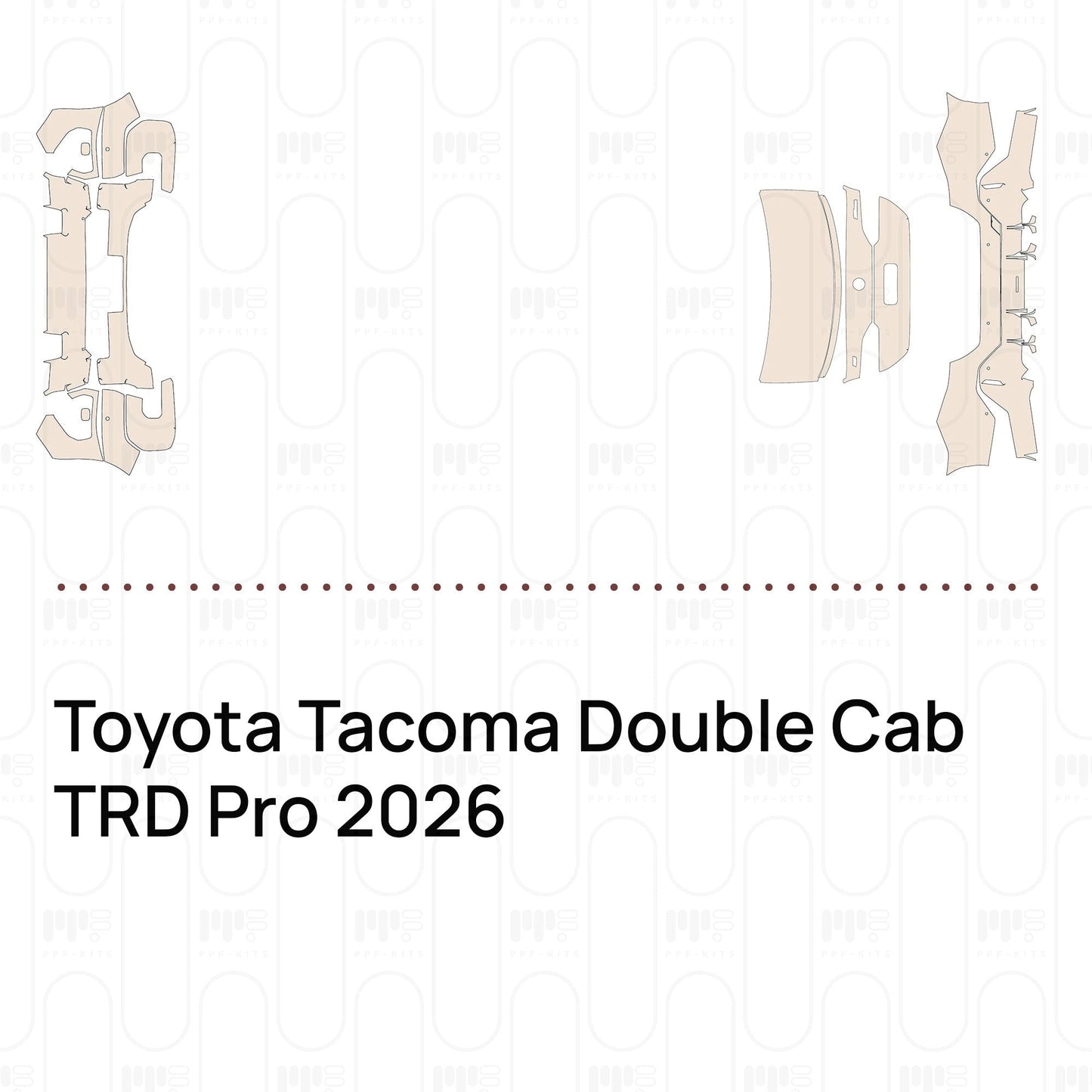 Pre-CutPPFToyotaTacomaDoubleCabTRDPro2026