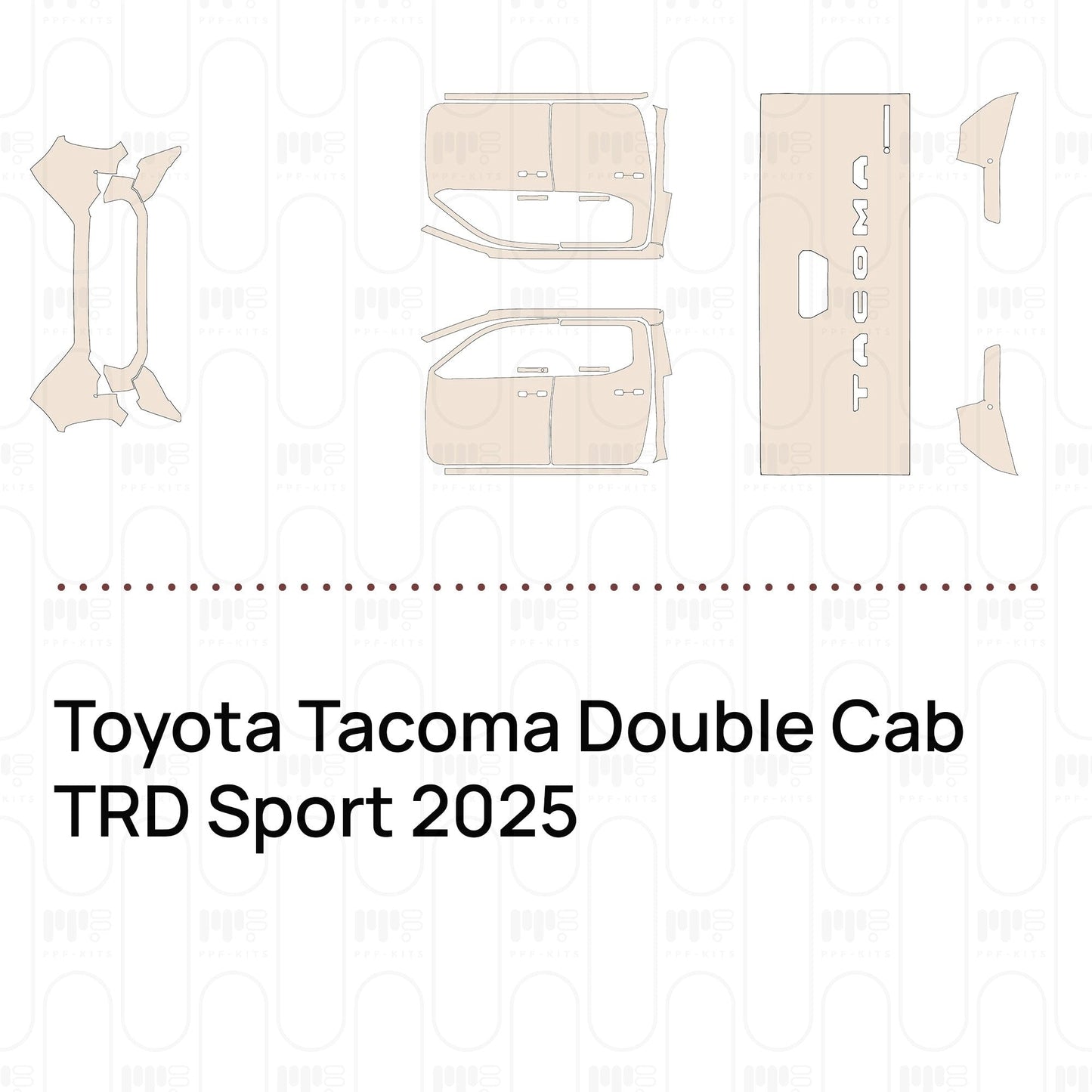 Pre-CutPPFToyotaTacomaDoubleCabTRDSport2025