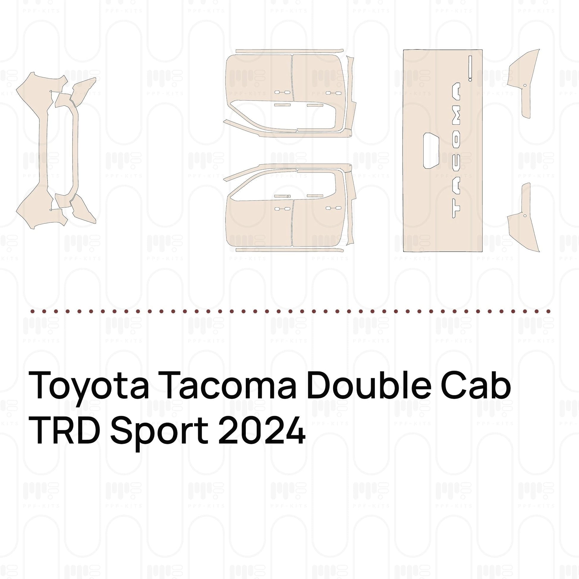 Pre-CutPPFToyotaTacomaDoubleCabTRDSport2024