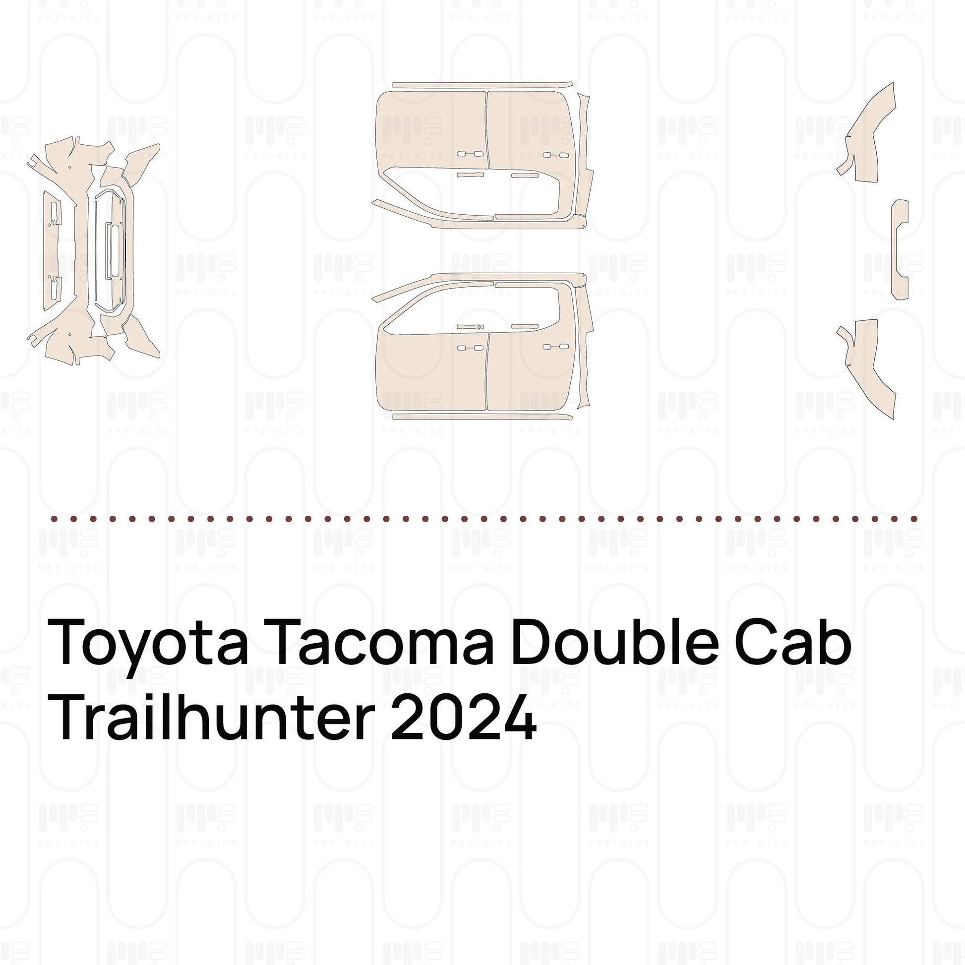 Pre-CutPPFToyotaTacomaDoubleCabTrailhunter2024