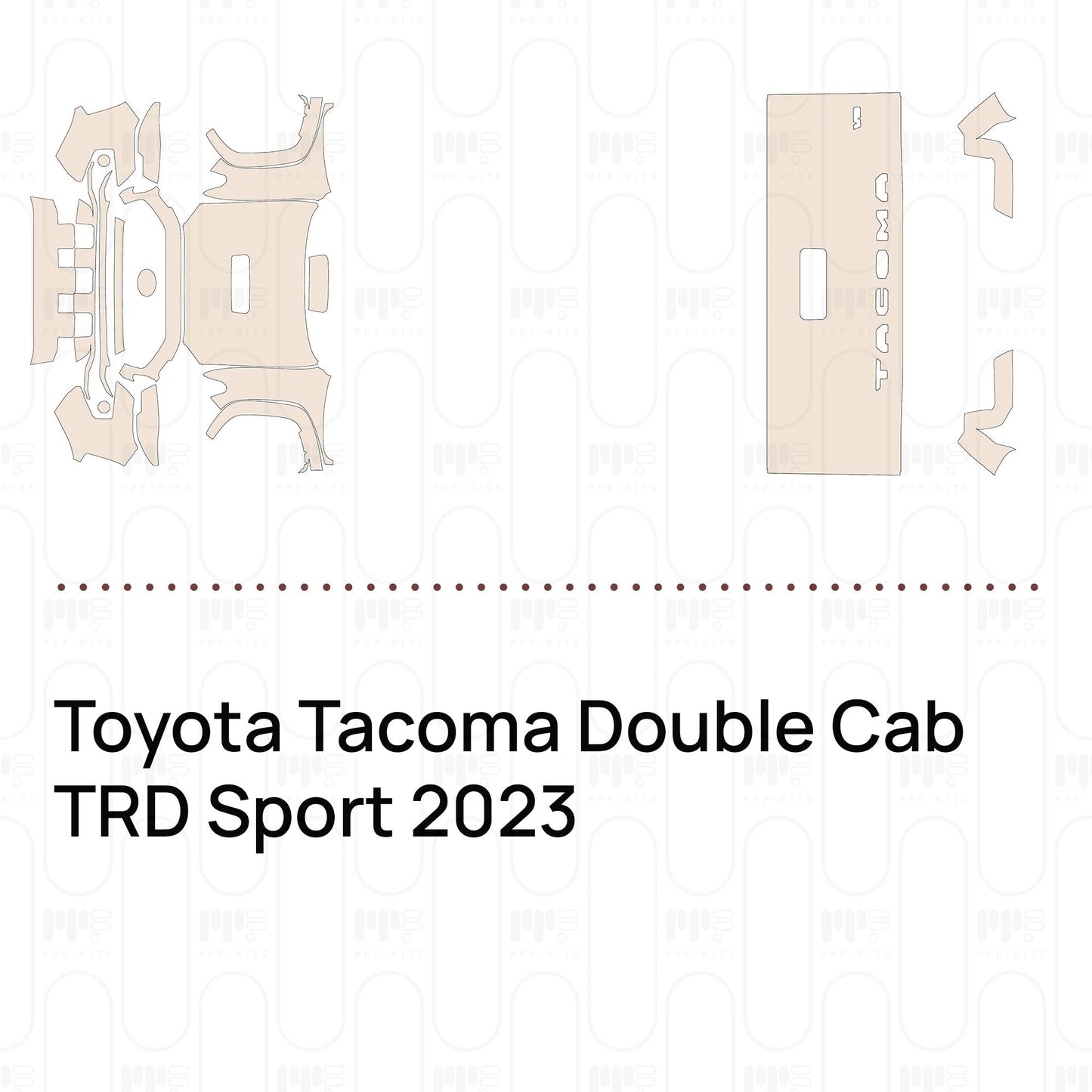 Pre-CutPPFToyotaTacomaDoubleCabTRDSport2023