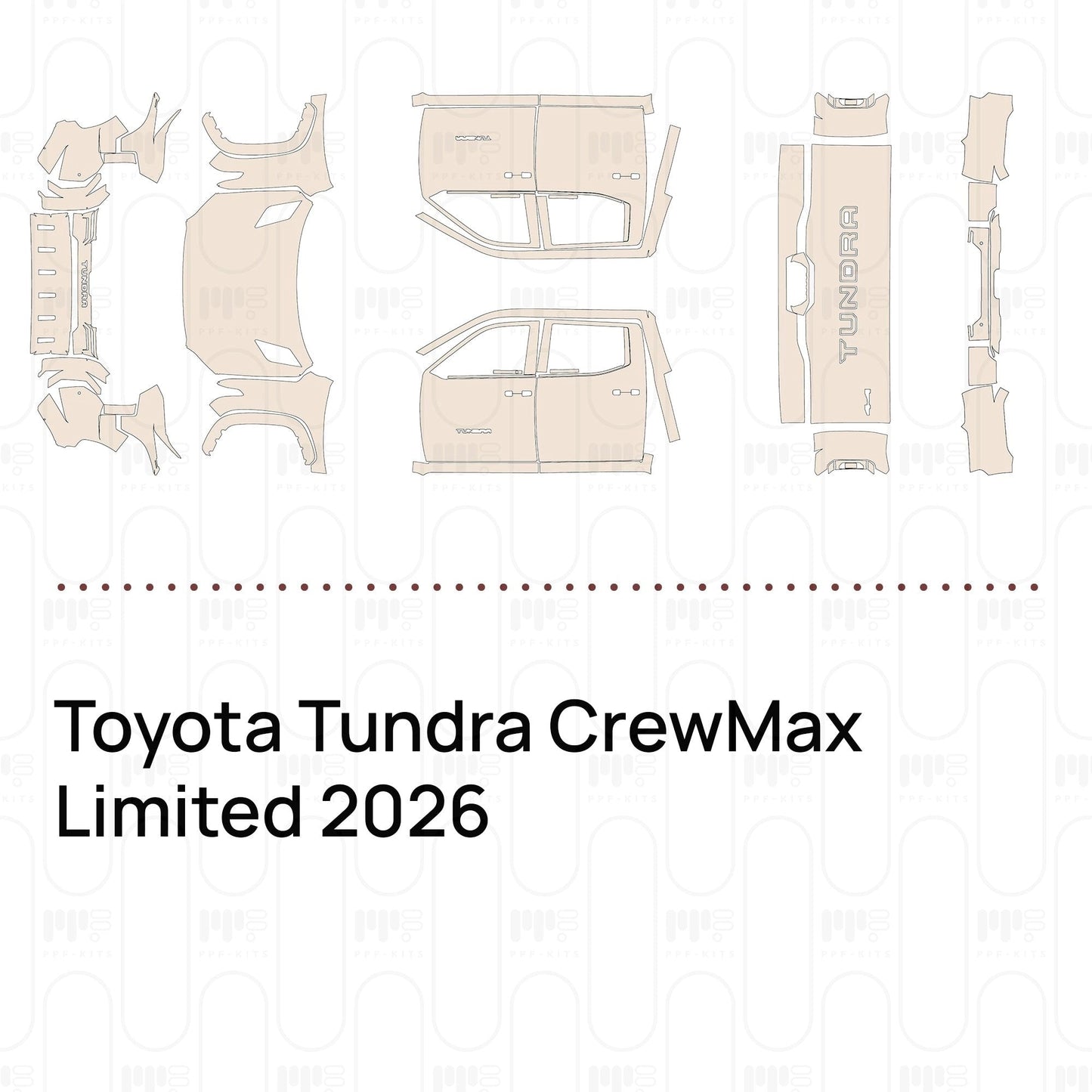 Pre-CutPPFToyotaTundraCrewMaxLimited2026