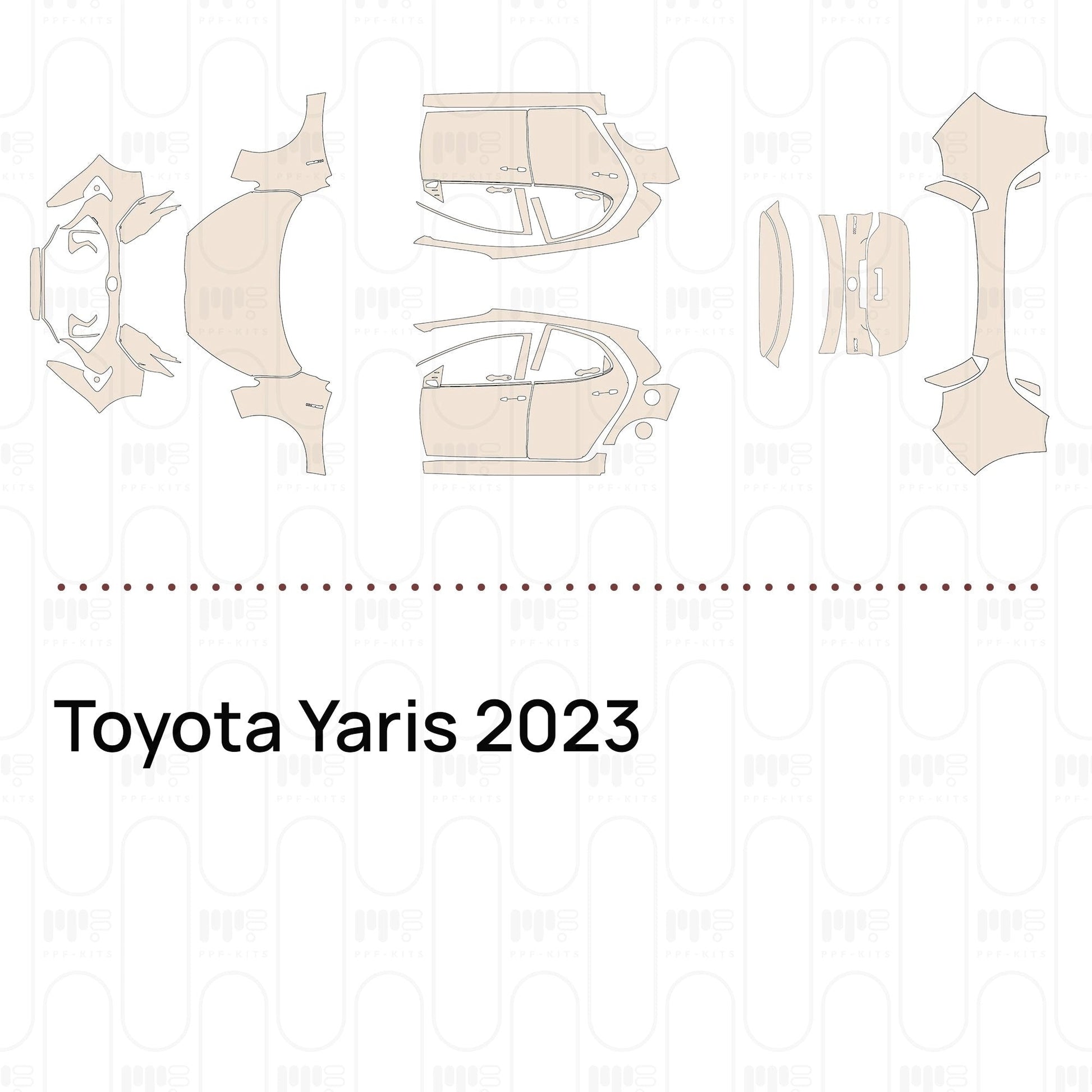 Pre-CutPPFToyotaYaris2023