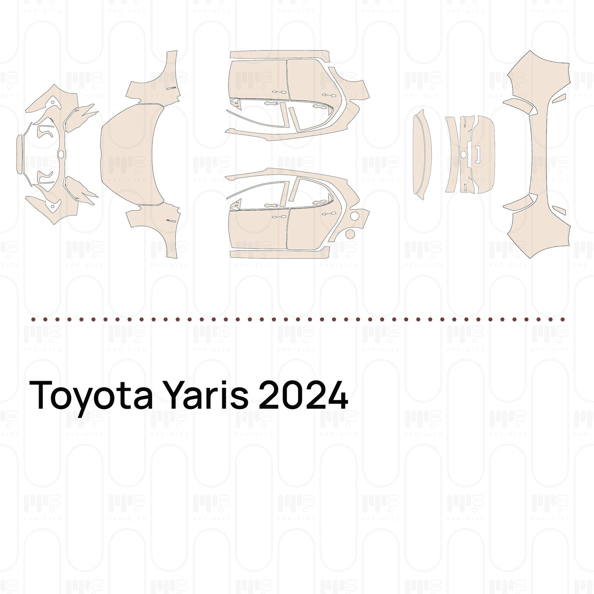 Pre-CutPPFToyotaYaris2024