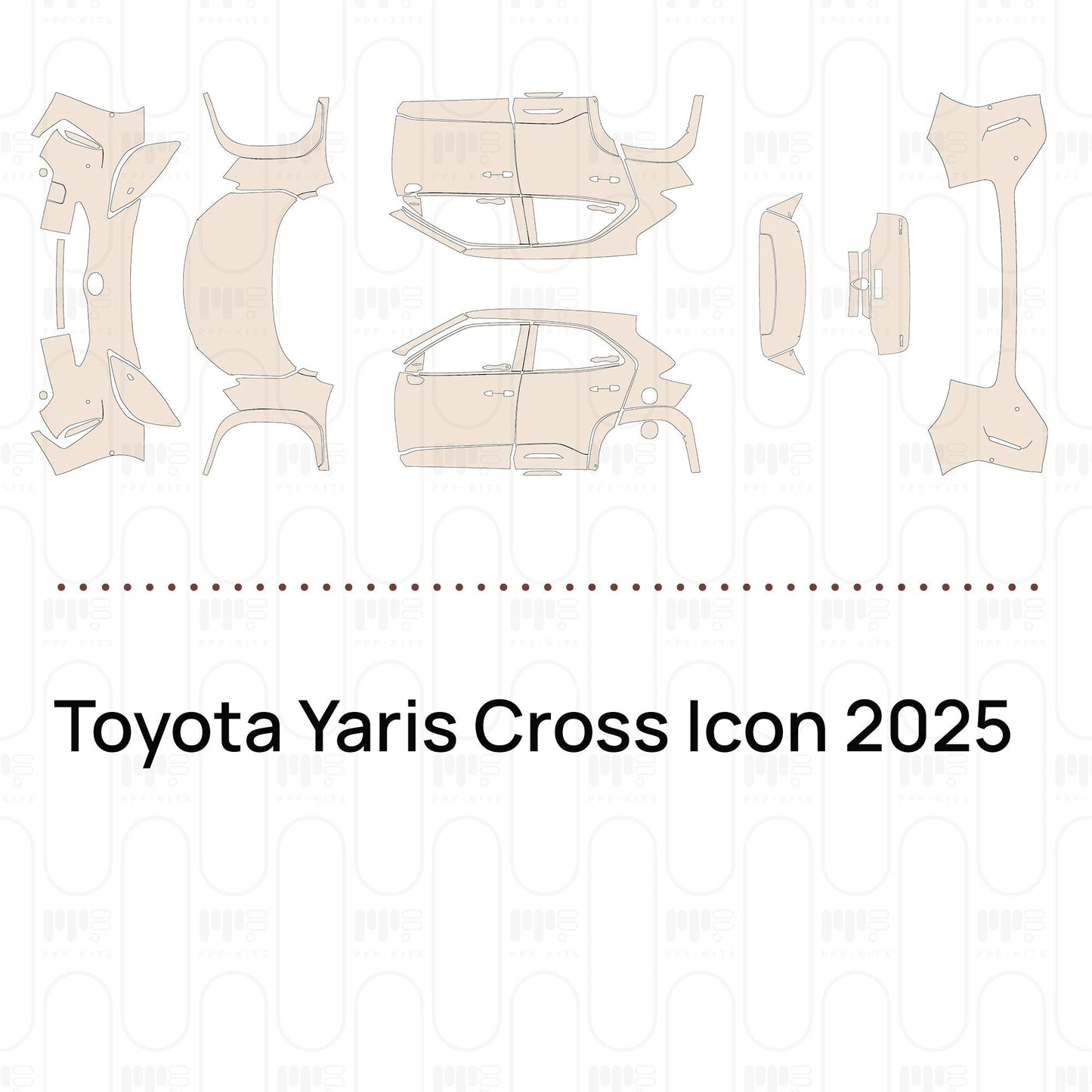 Pre-CutPPFToyotaYarisCrossIcon2025
