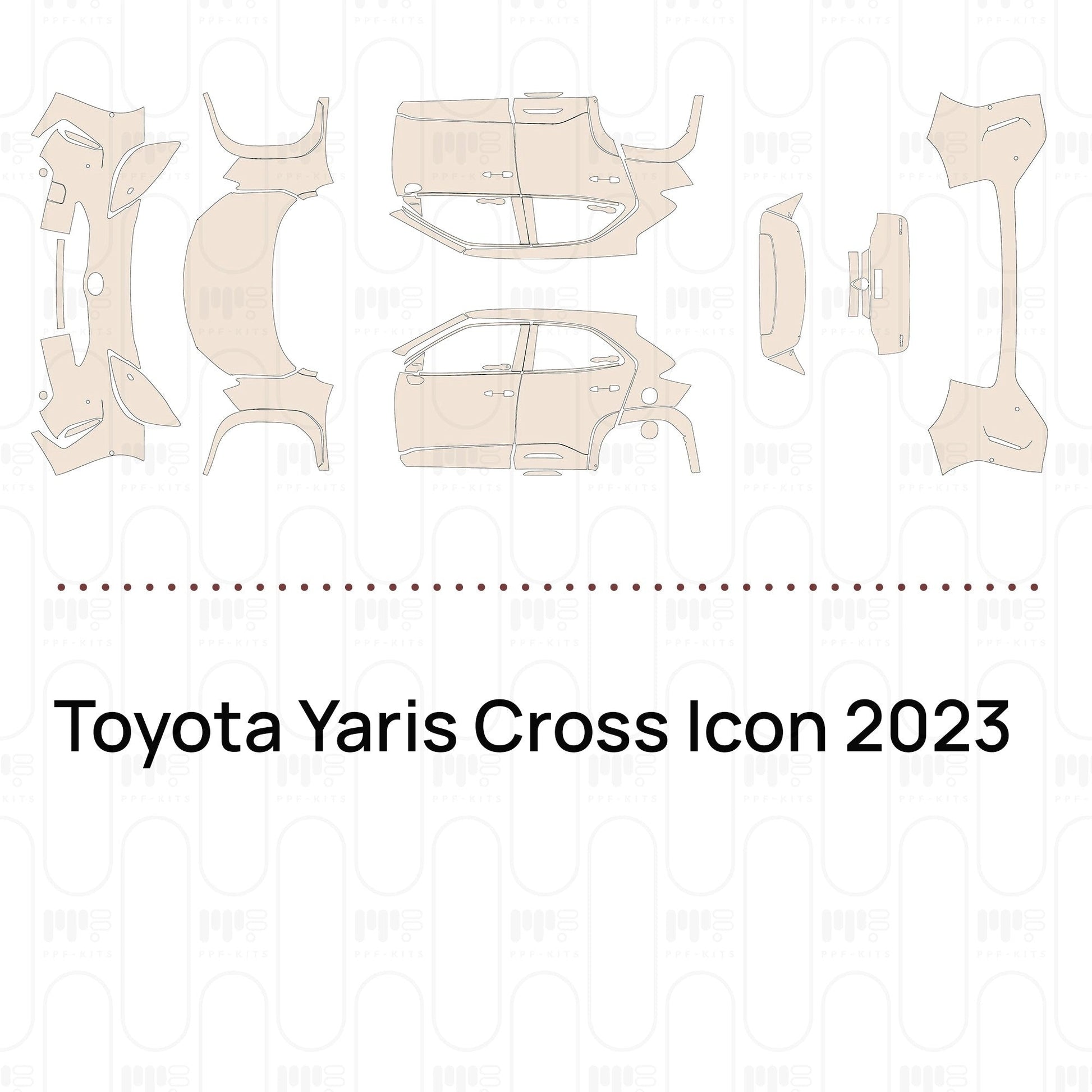 Pre-CutPPFToyotaYarisCrossIcon2023
