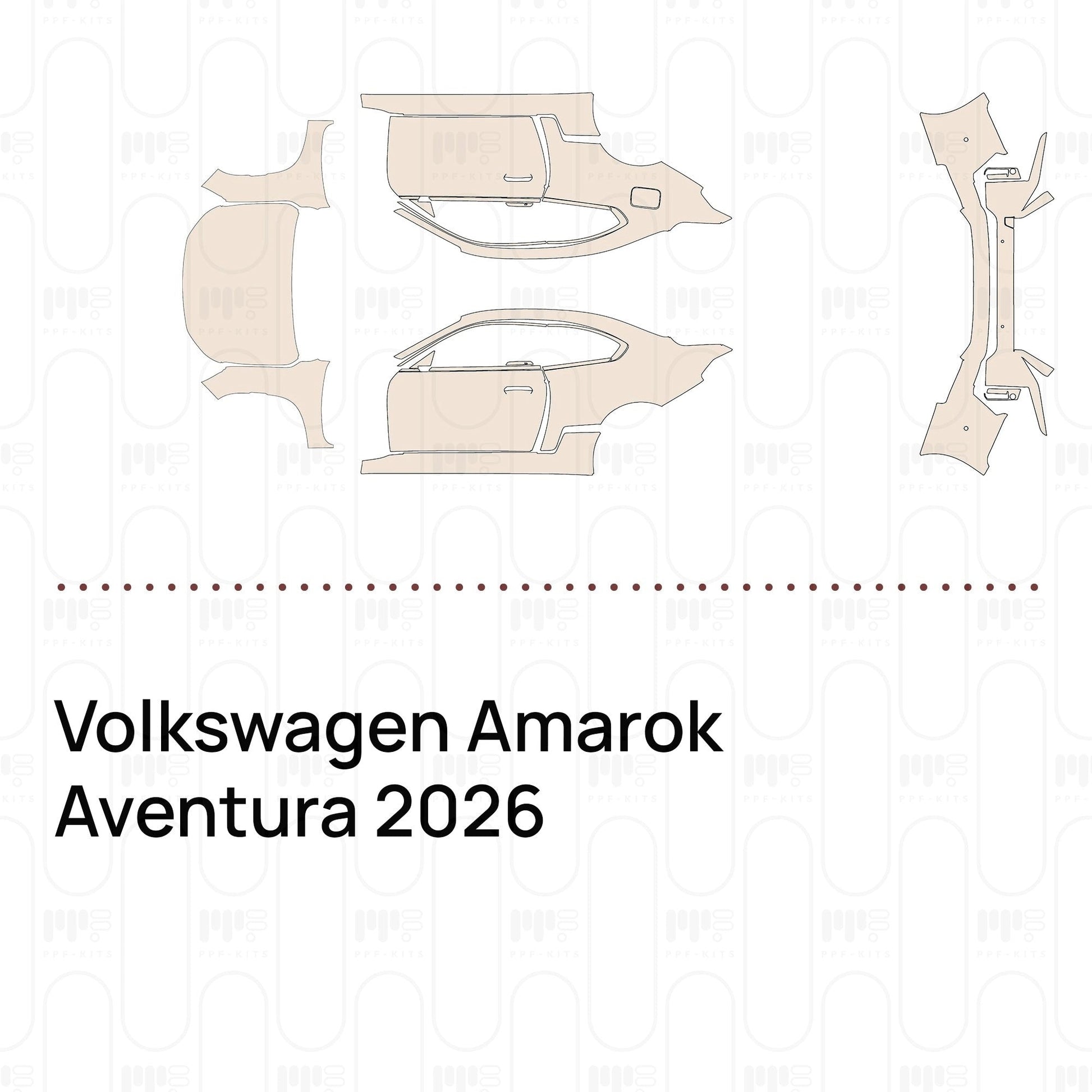 Pre-CutPPFVolkswagenAmarokAventura2026