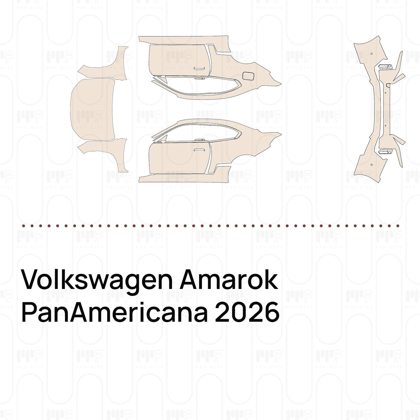 Pre-CutPPFVolkswagenAmarokPanAmericana2026