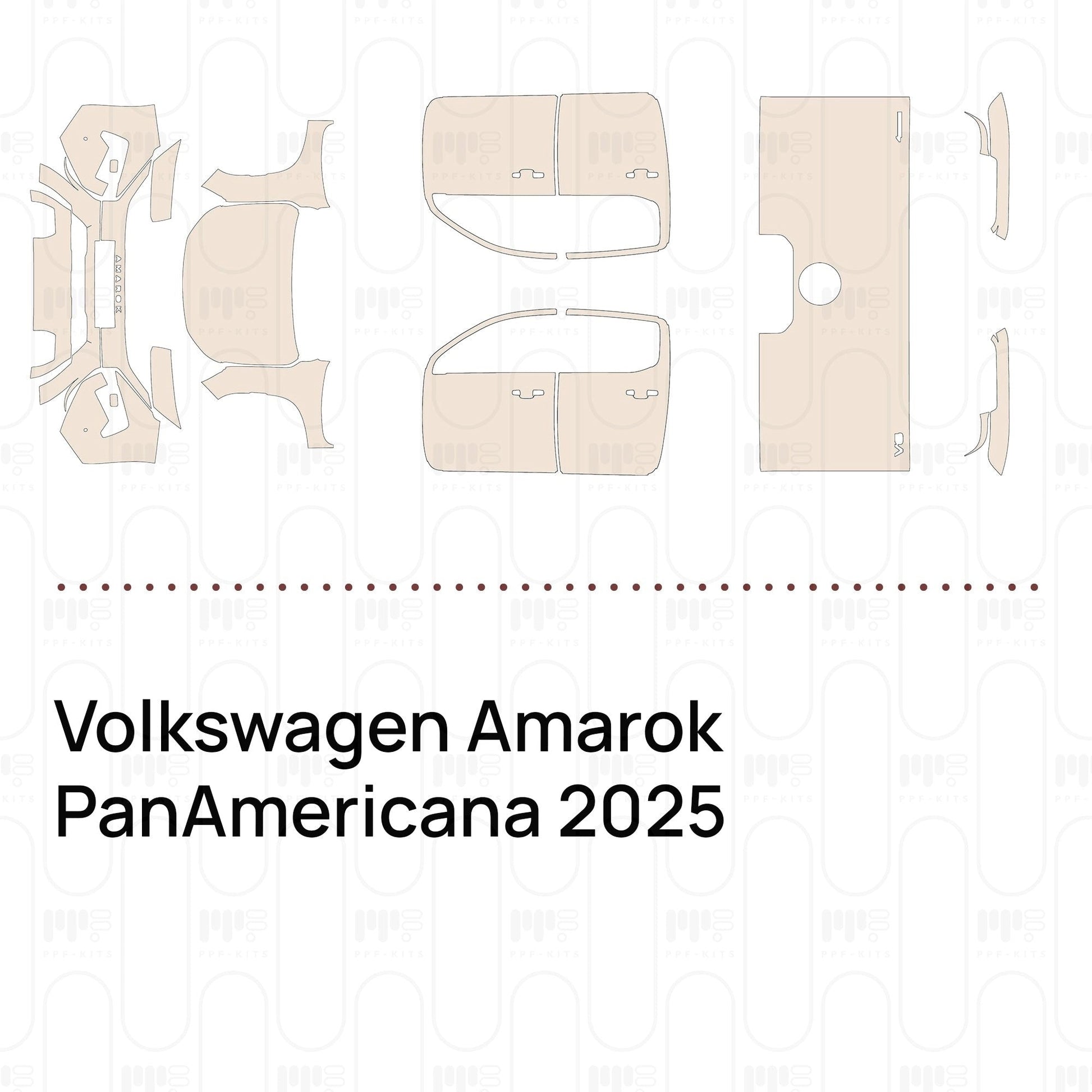 Pre-CutPPFVolkswagenAmarokPanAmericana2025