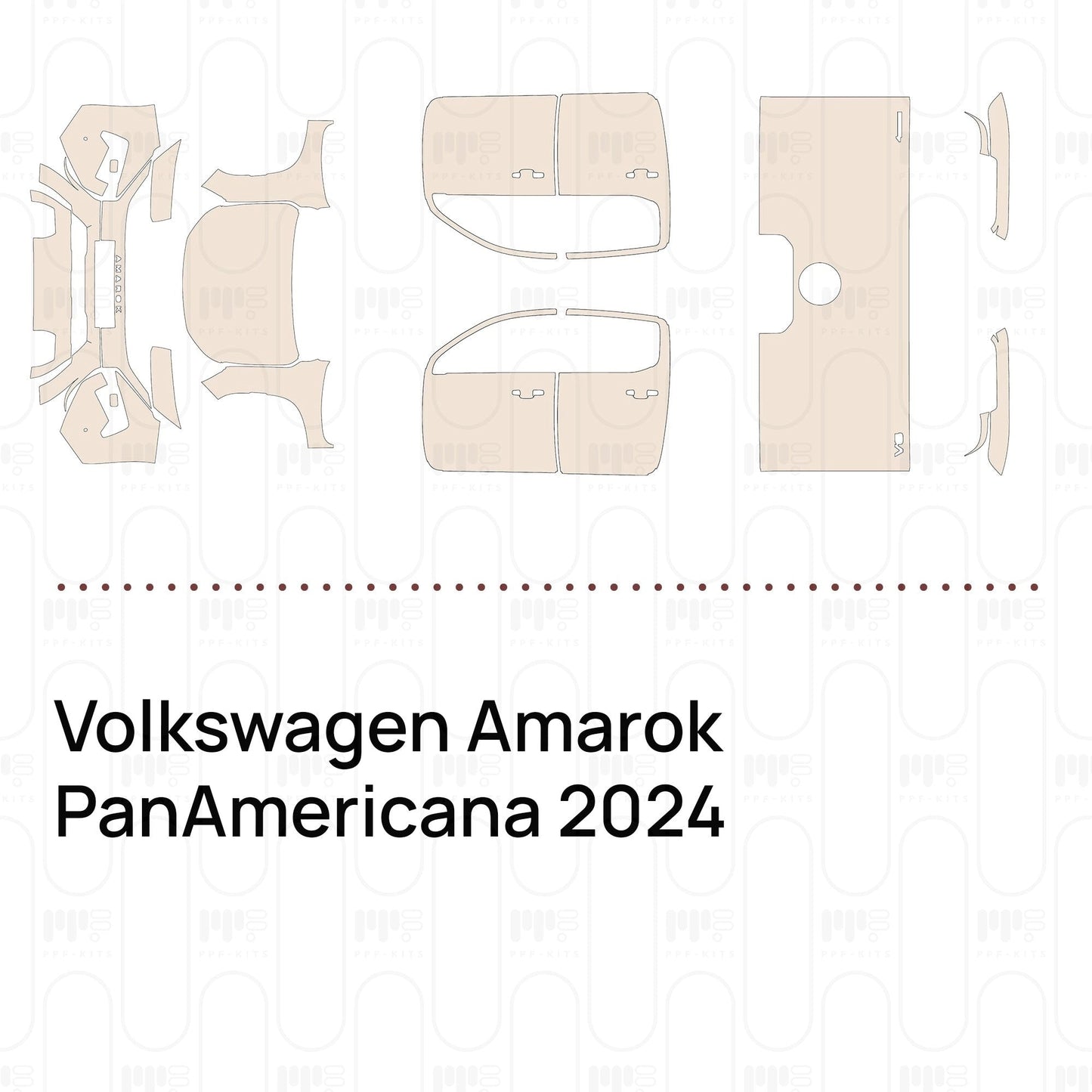 Pre-CutPPFVolkswagenAmarokPanAmericana2024