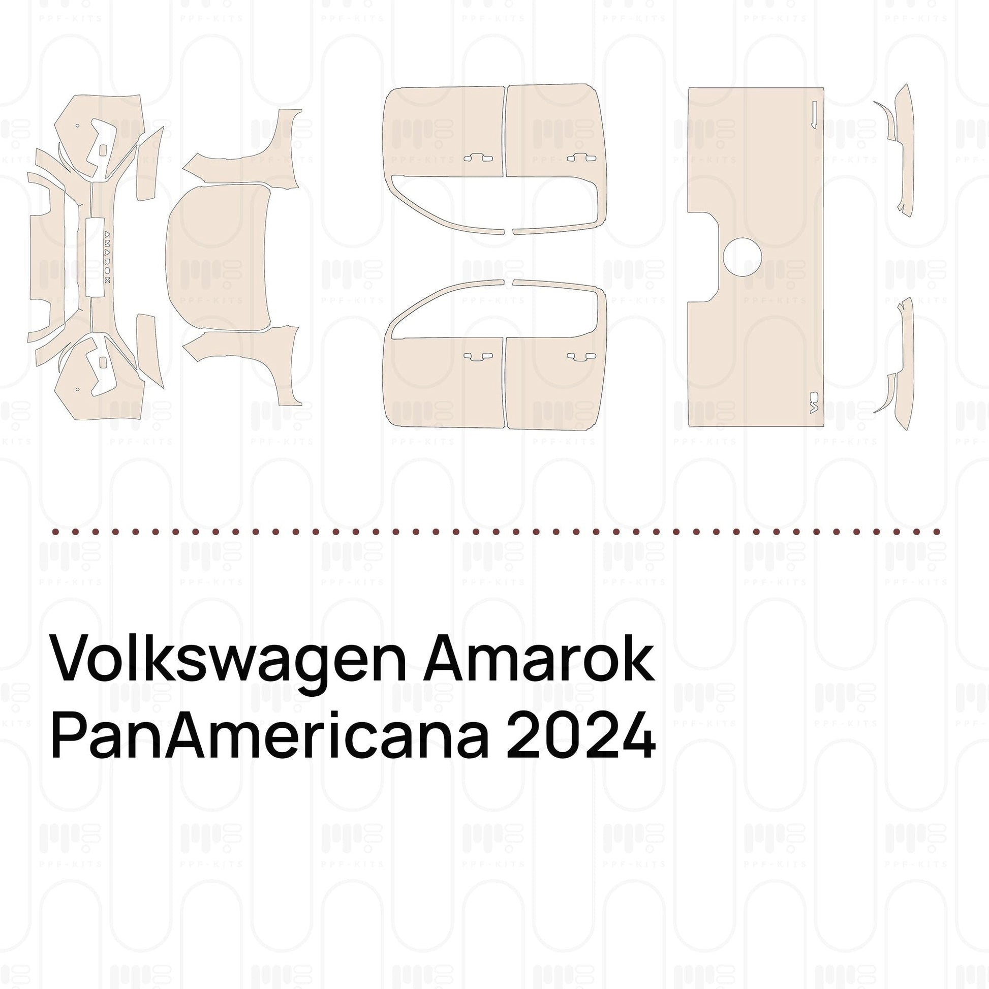 Pre-CutPPFVolkswagenAmarokPanAmericana2024