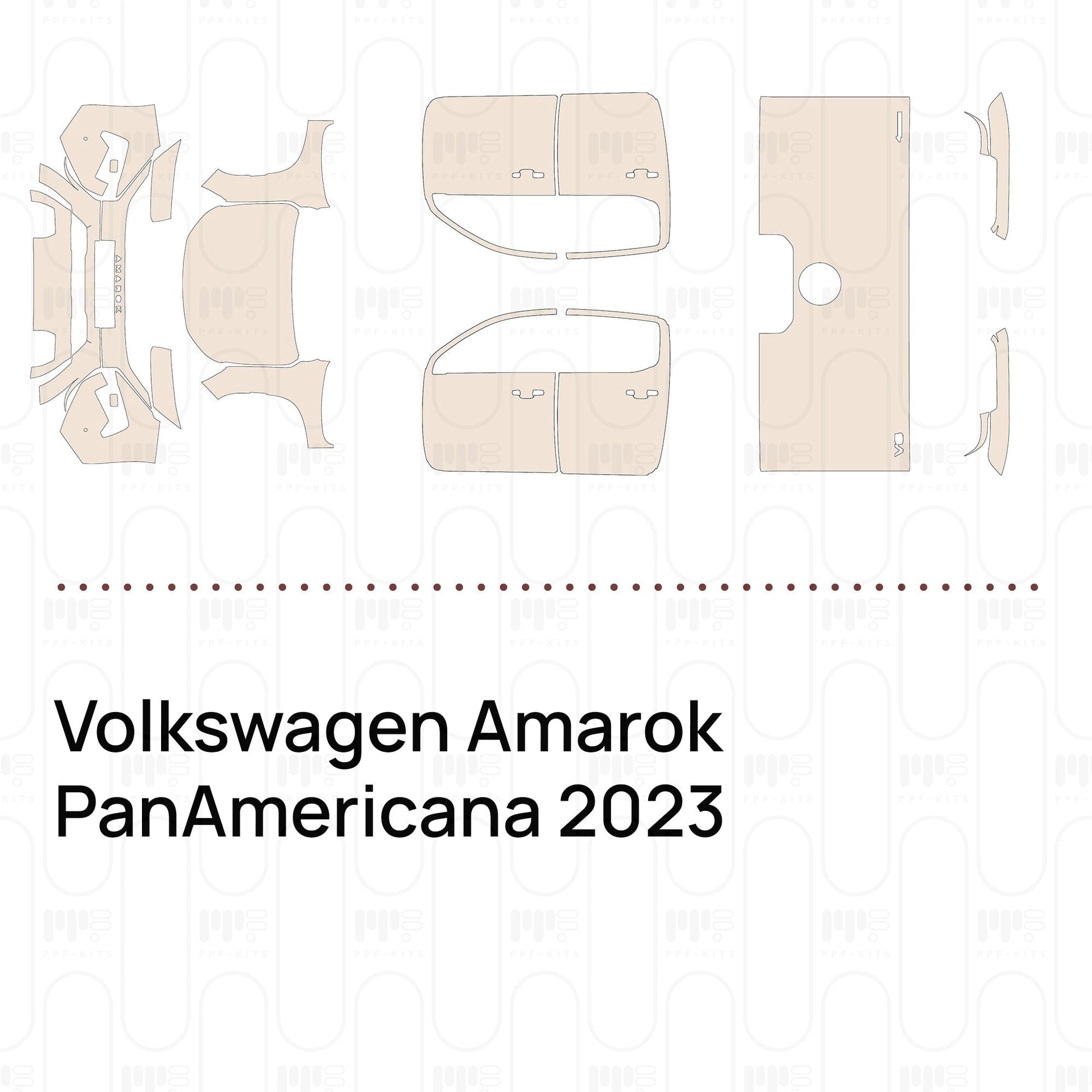 Pre-CutPPFVolkswagenAmarokPanAmericana2023