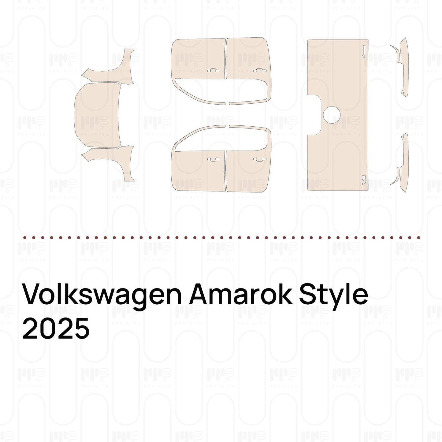 Pre-CutPPFVolkswagenAmarokStyle2025